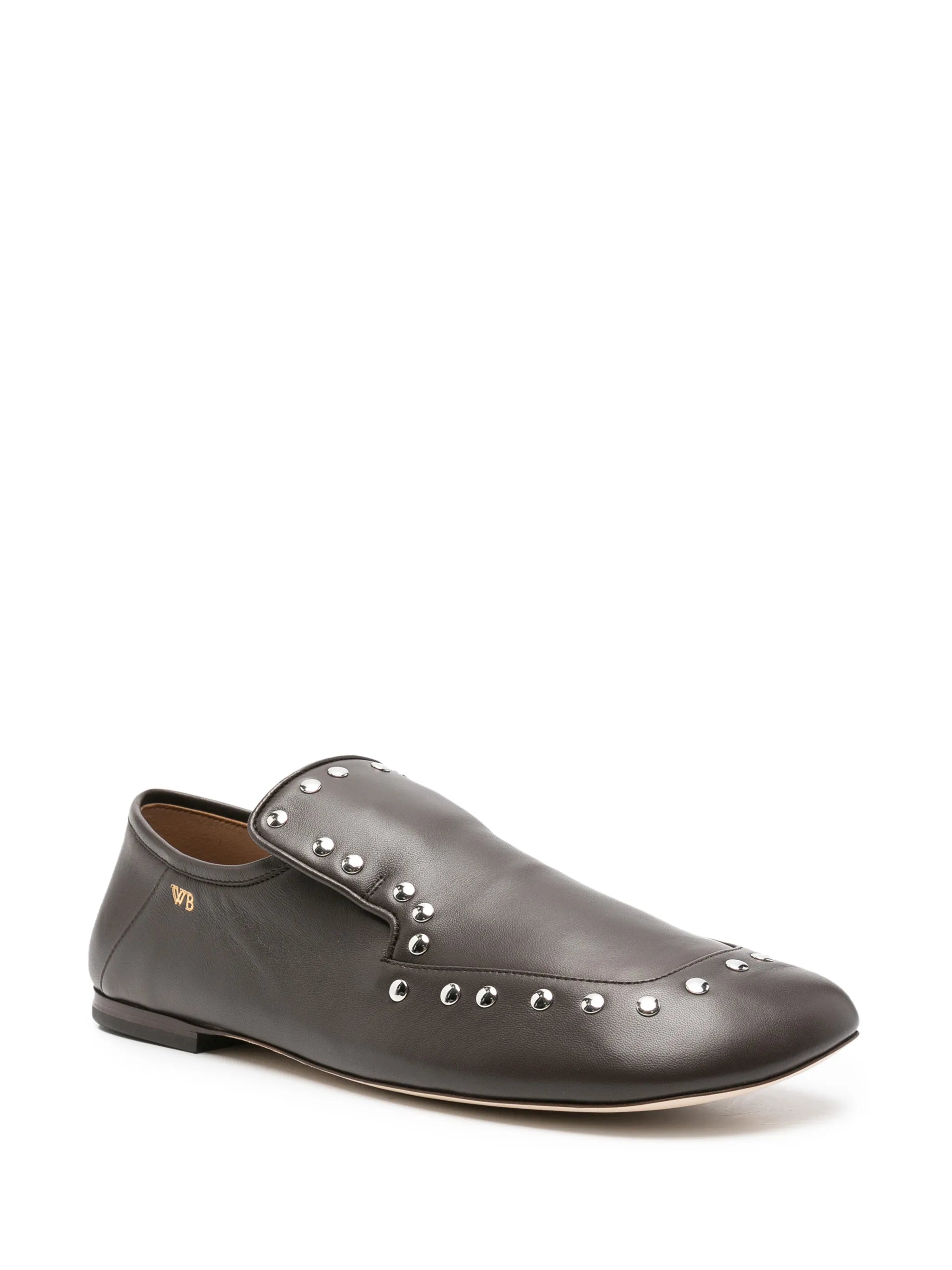 Dakar studded leather loafers