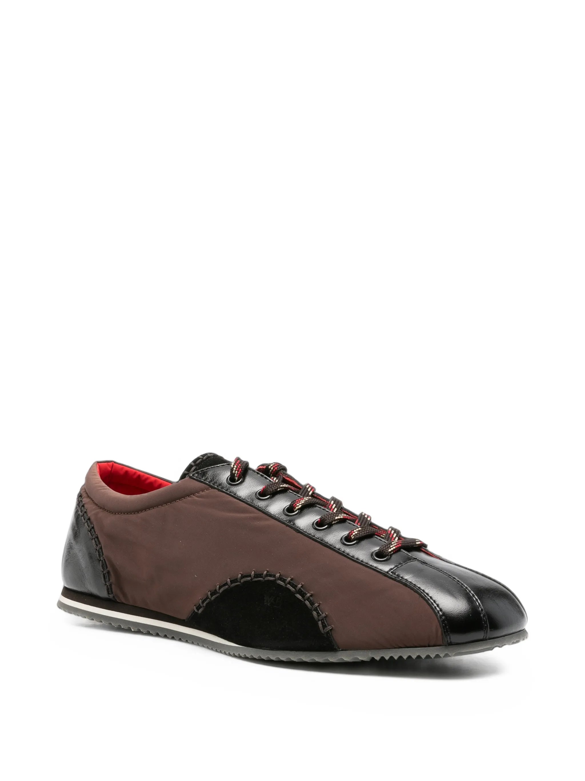 Paris panelled sneakers