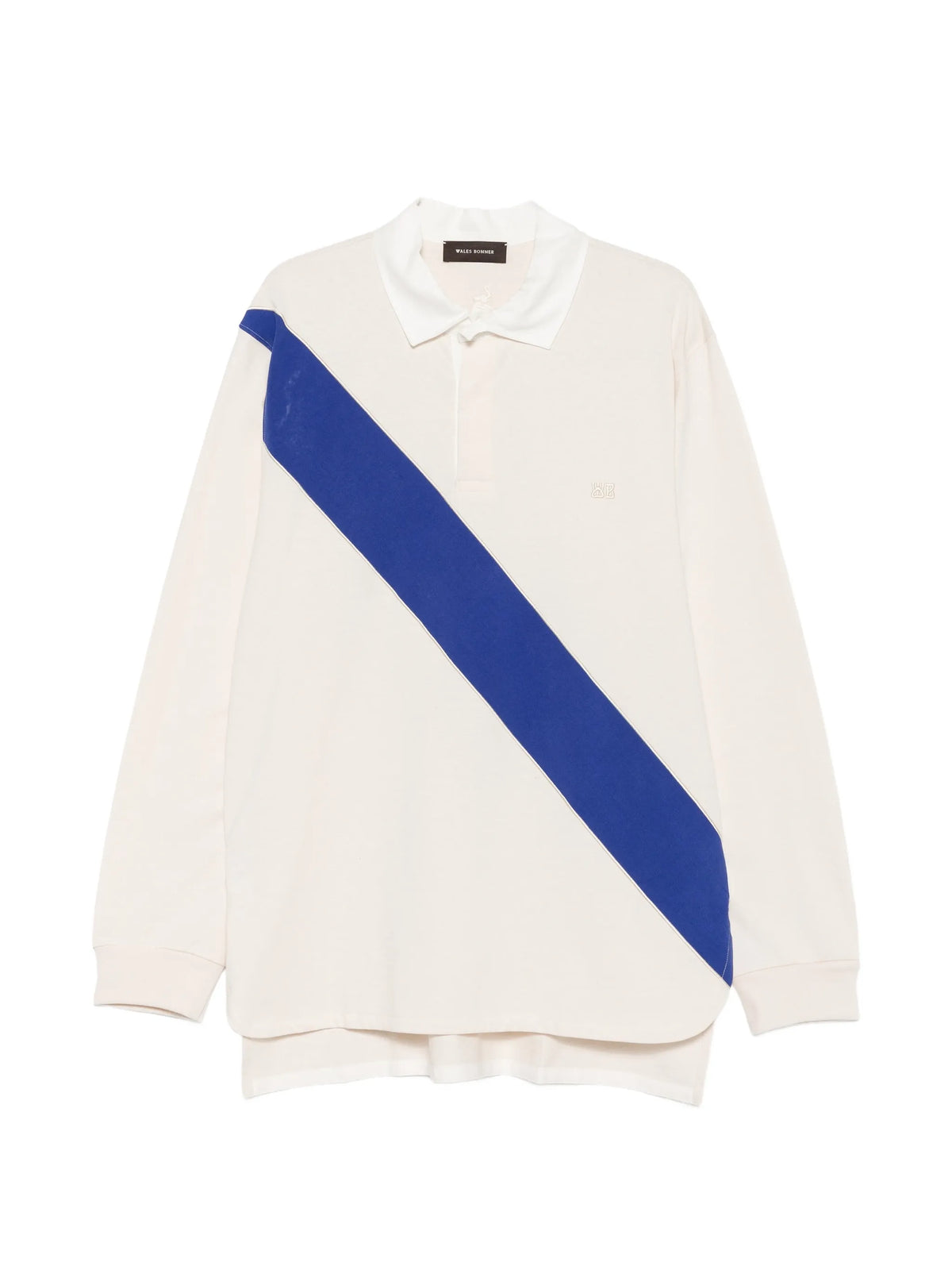 Prism diagonal-stripe polo shirt