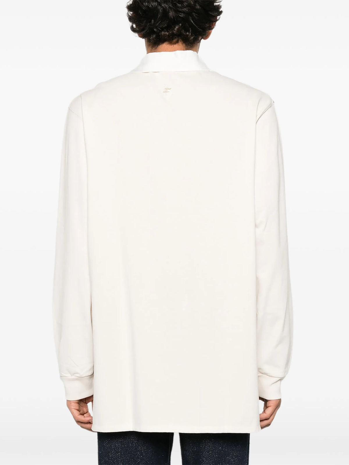 Prism diagonal-stripe polo shirt
