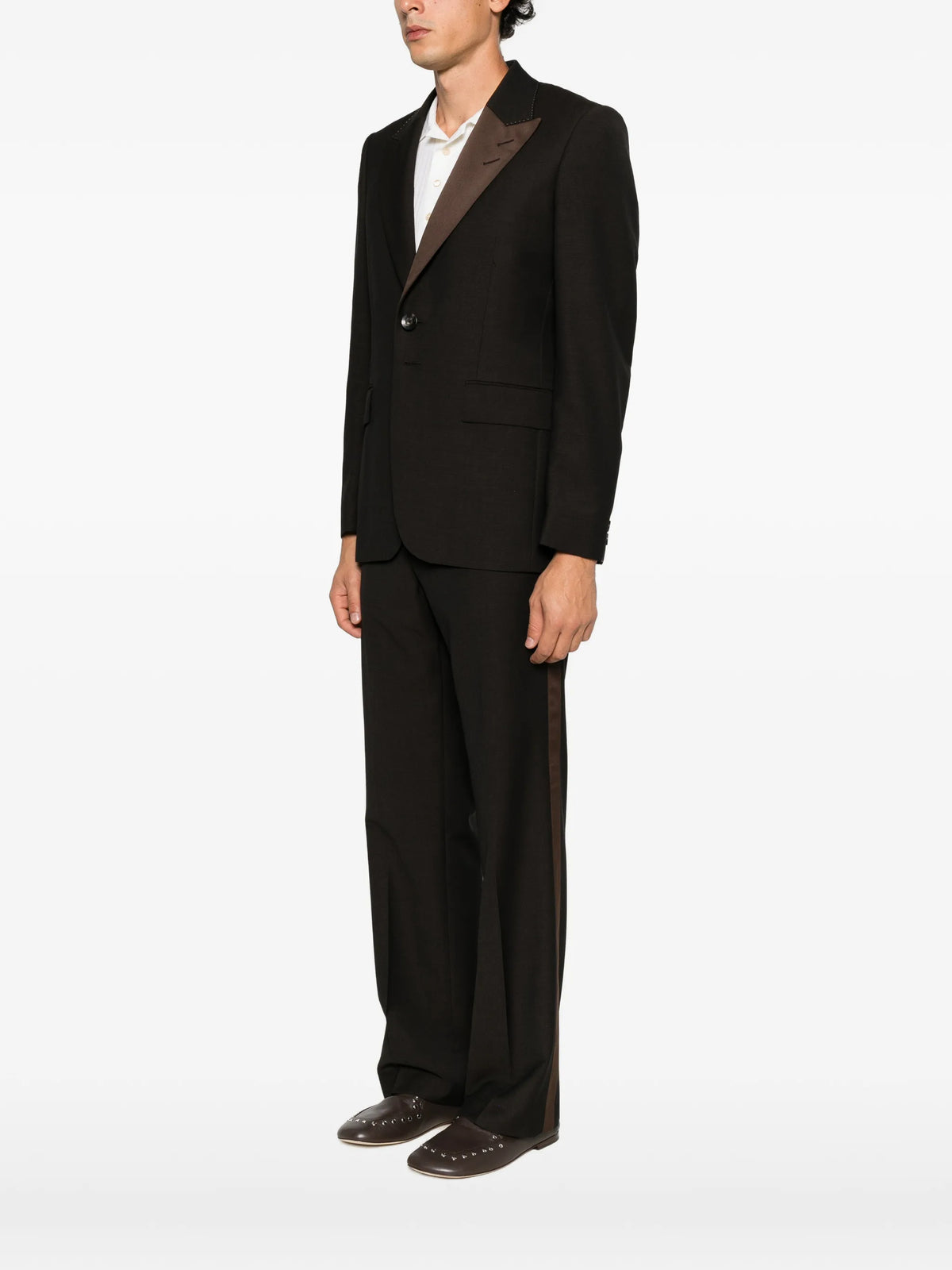 Alto Crespo wool satin blazer