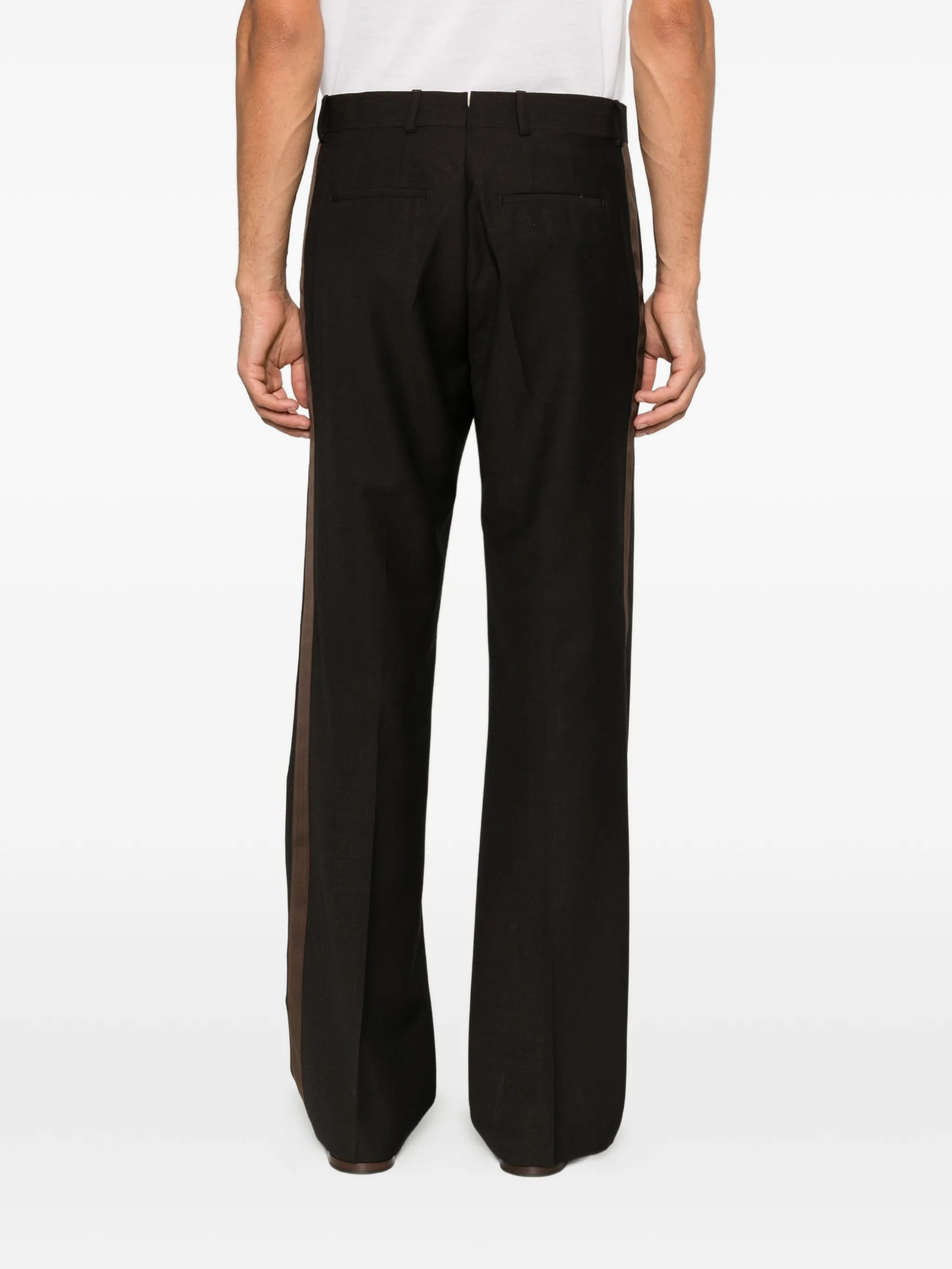 Alto Crespo satin-trim trousers
