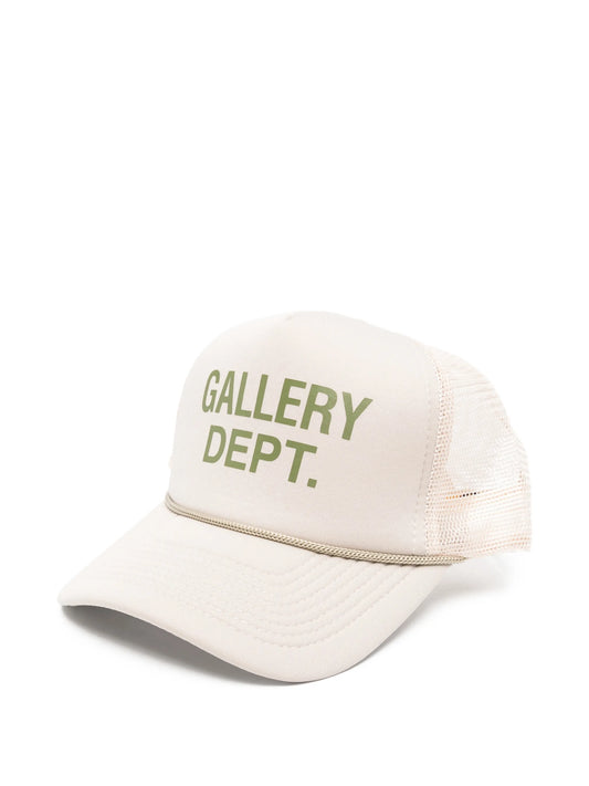 logo-print trucker hat