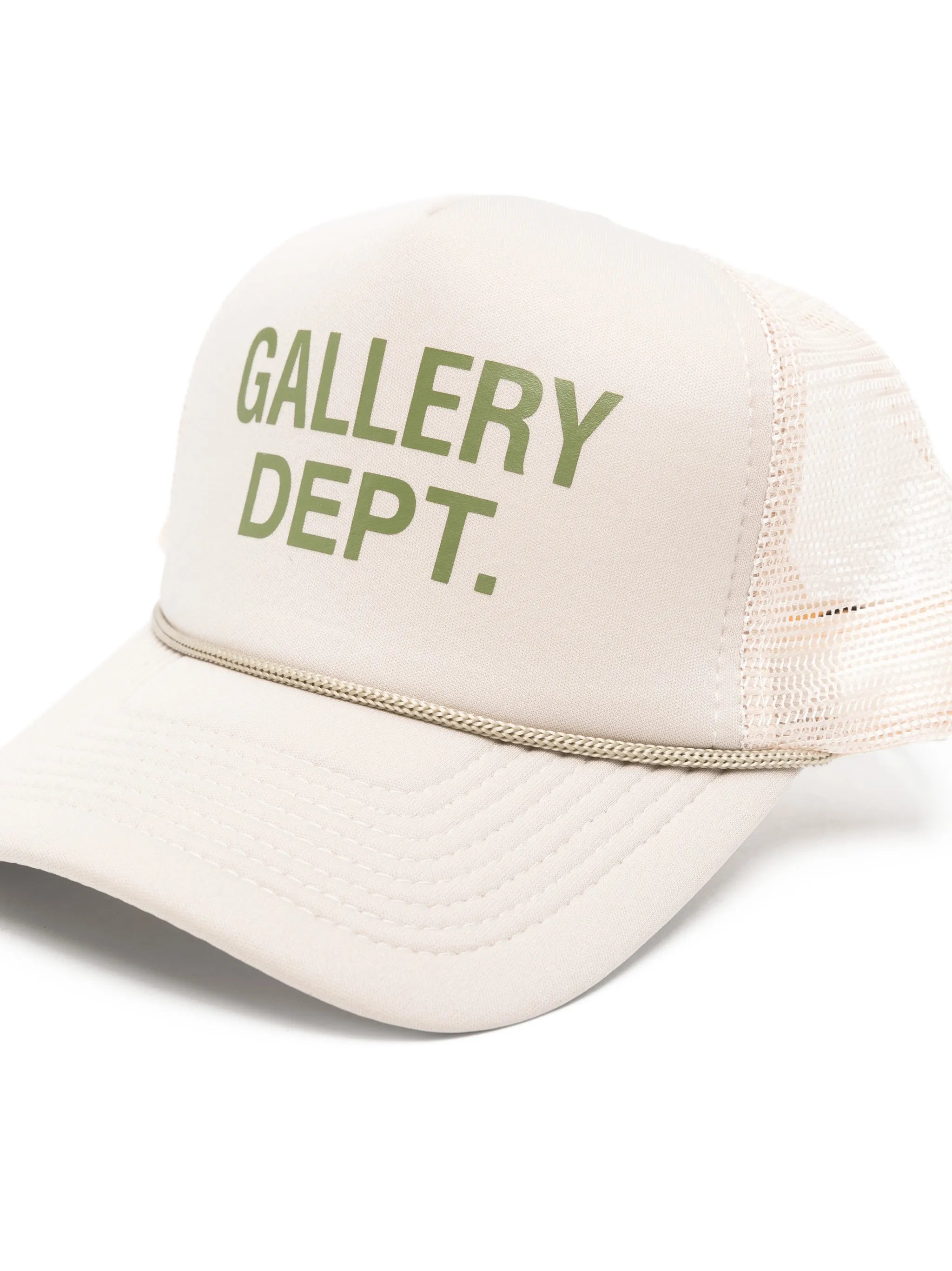 logo-print trucker hat