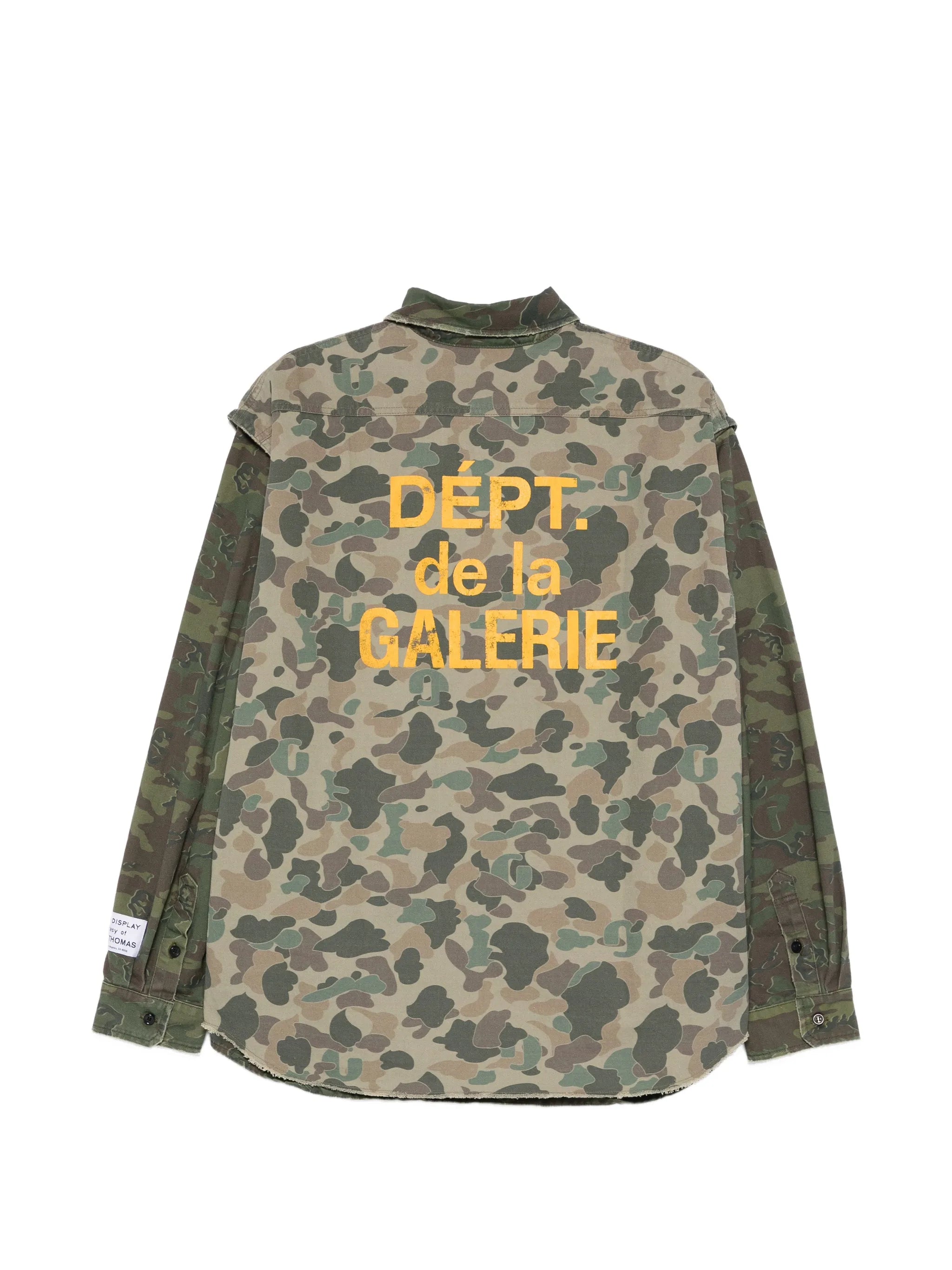 camouflage two-pocket shirt