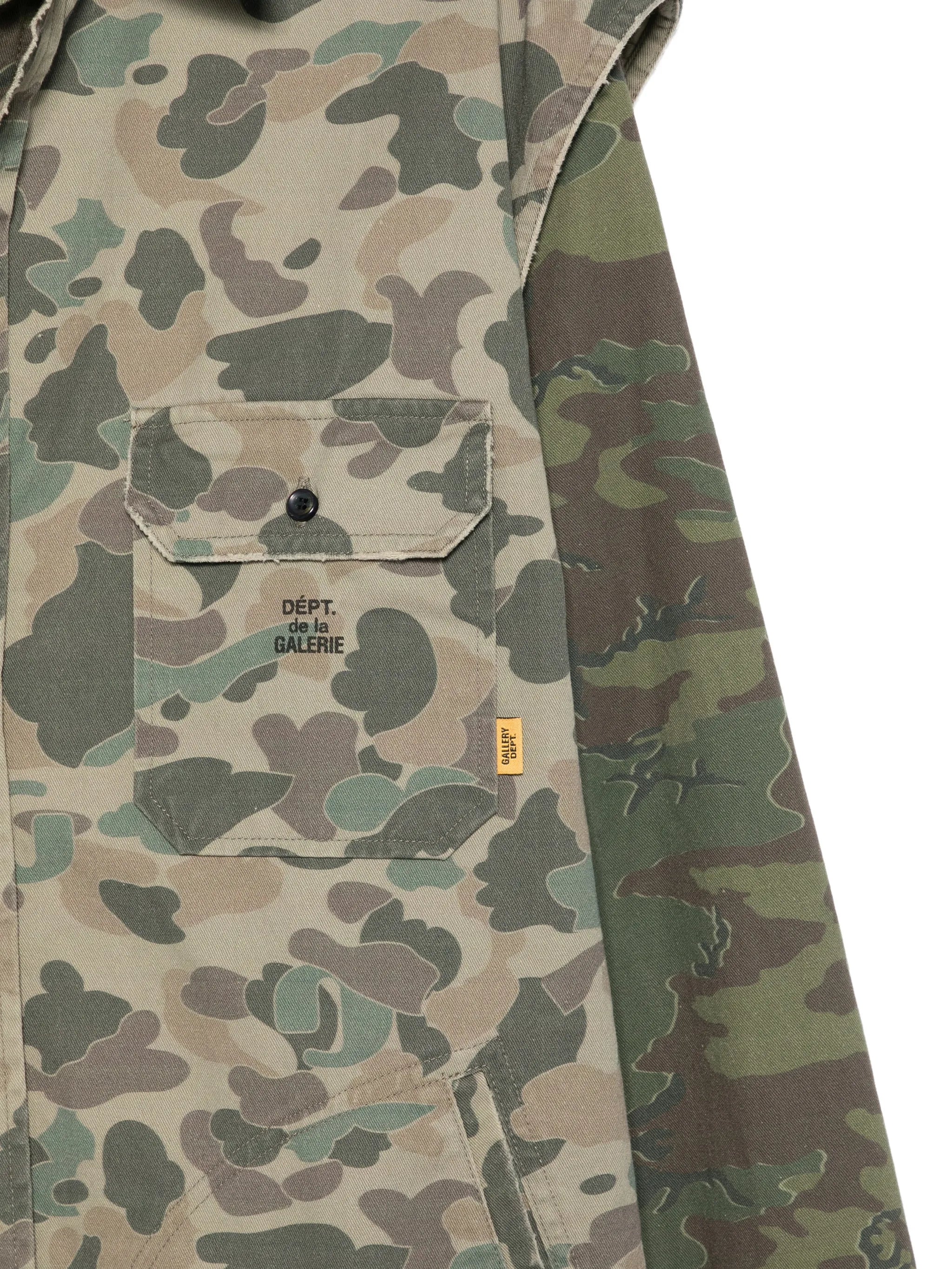 camouflage two-pocket shirt