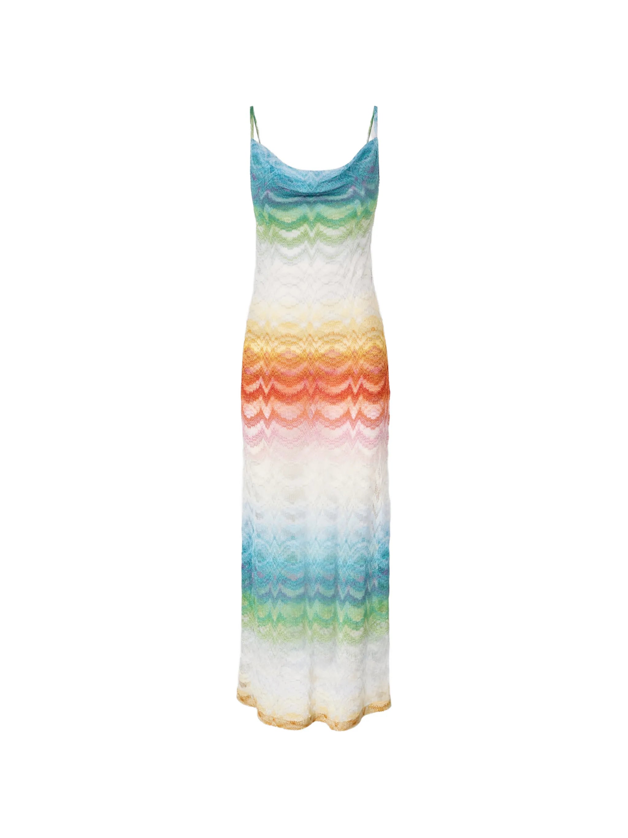 cowl-neck beach dress