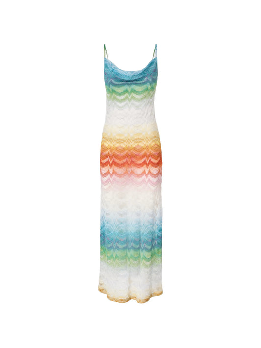cowl-neck beach dress