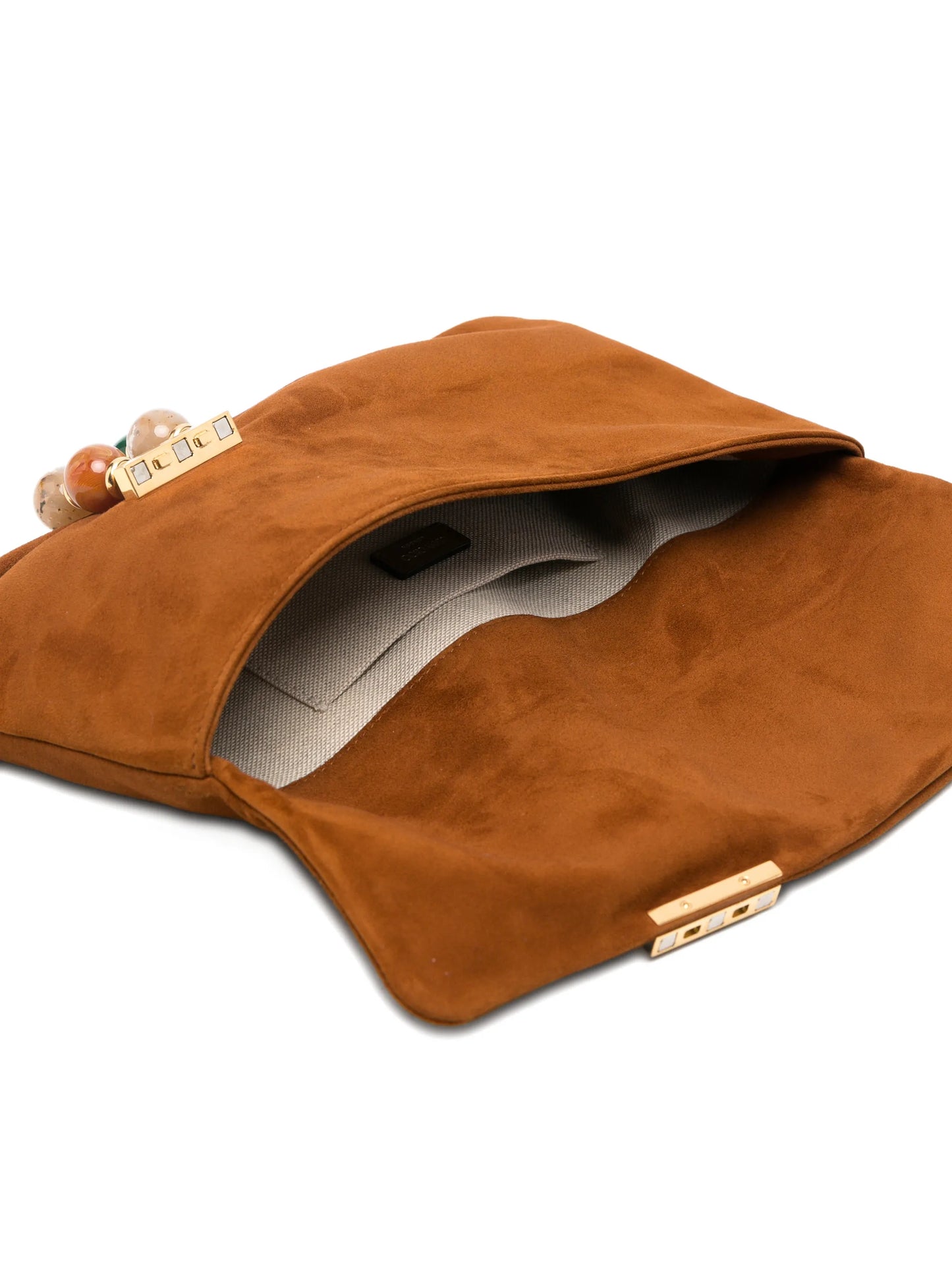Zandra bead-embellished clutch bag