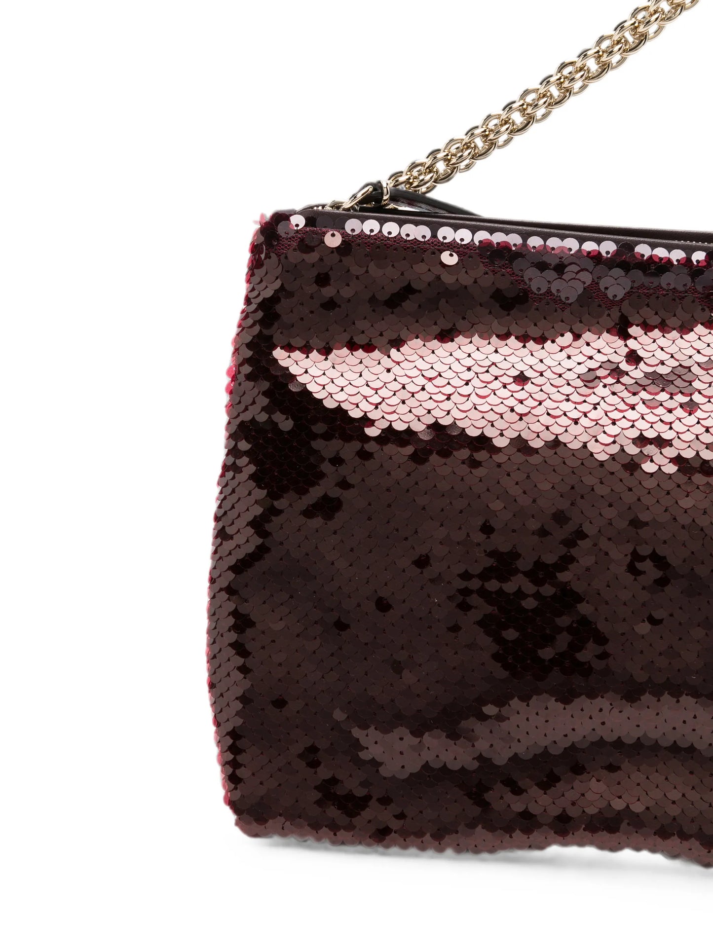 Callie sequin-embellished clutch bag