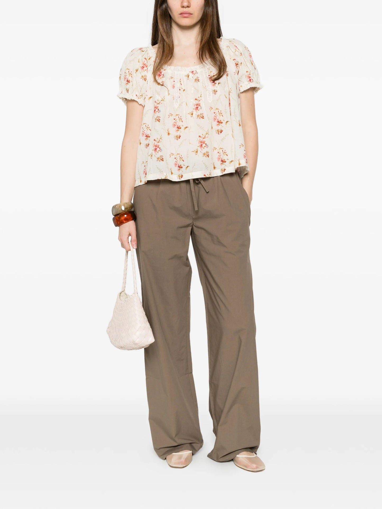 Frederica floral-print blouse
