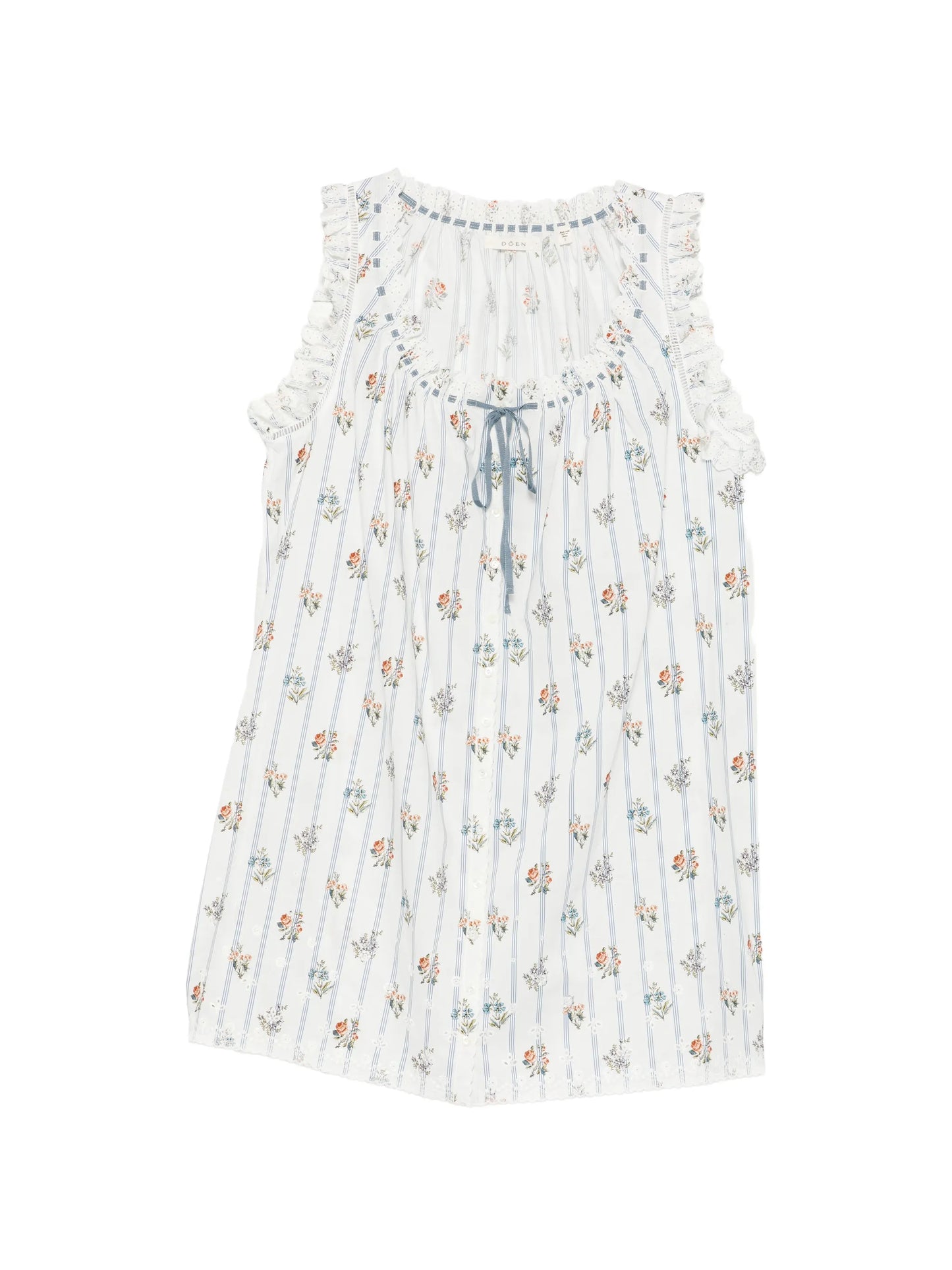 Nessie floral-print ruffled mini dress
