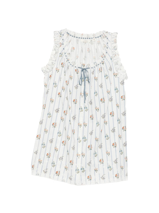 Nessie floral-print ruffled mini dress