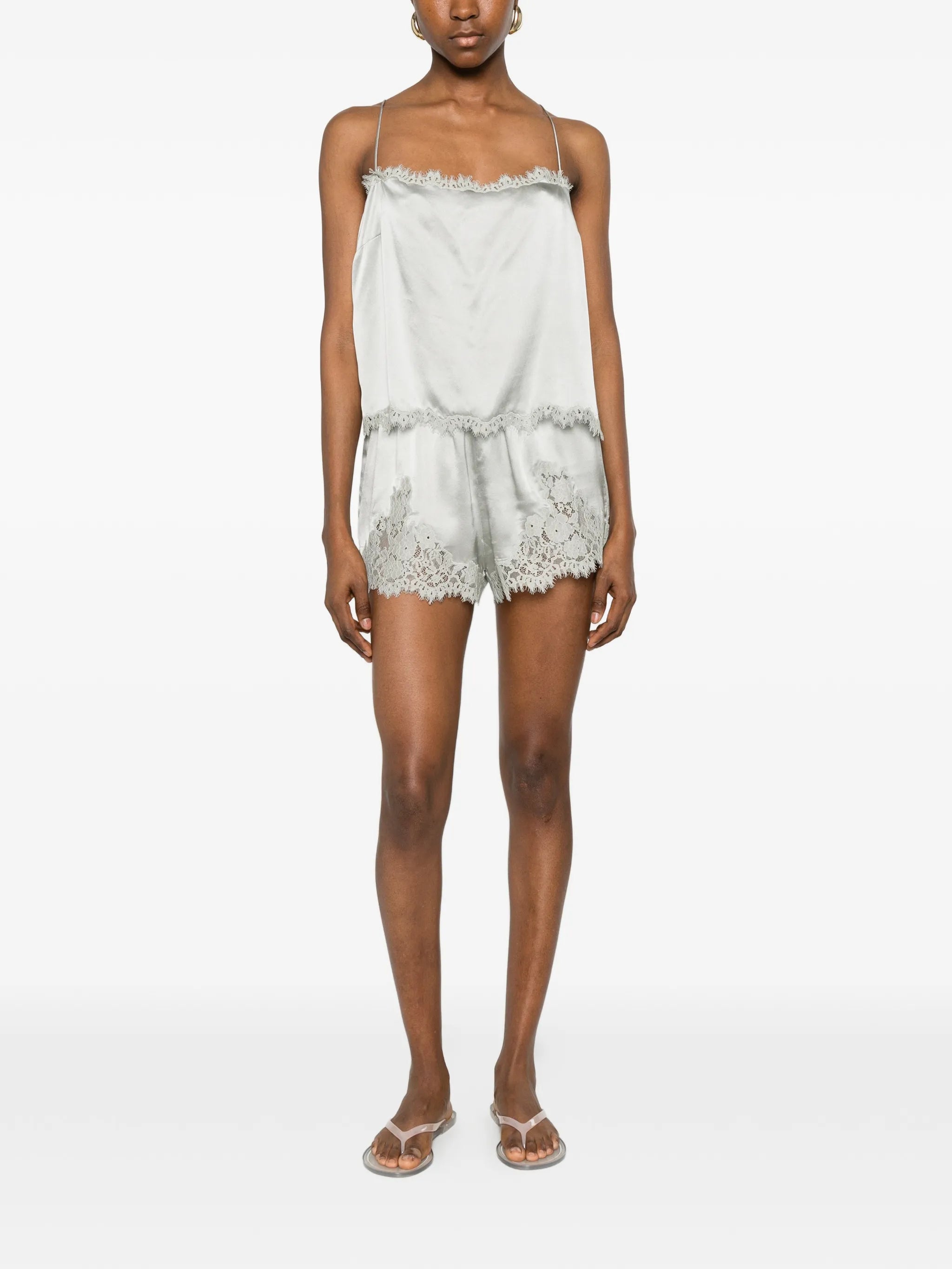 Loure lace-trim top