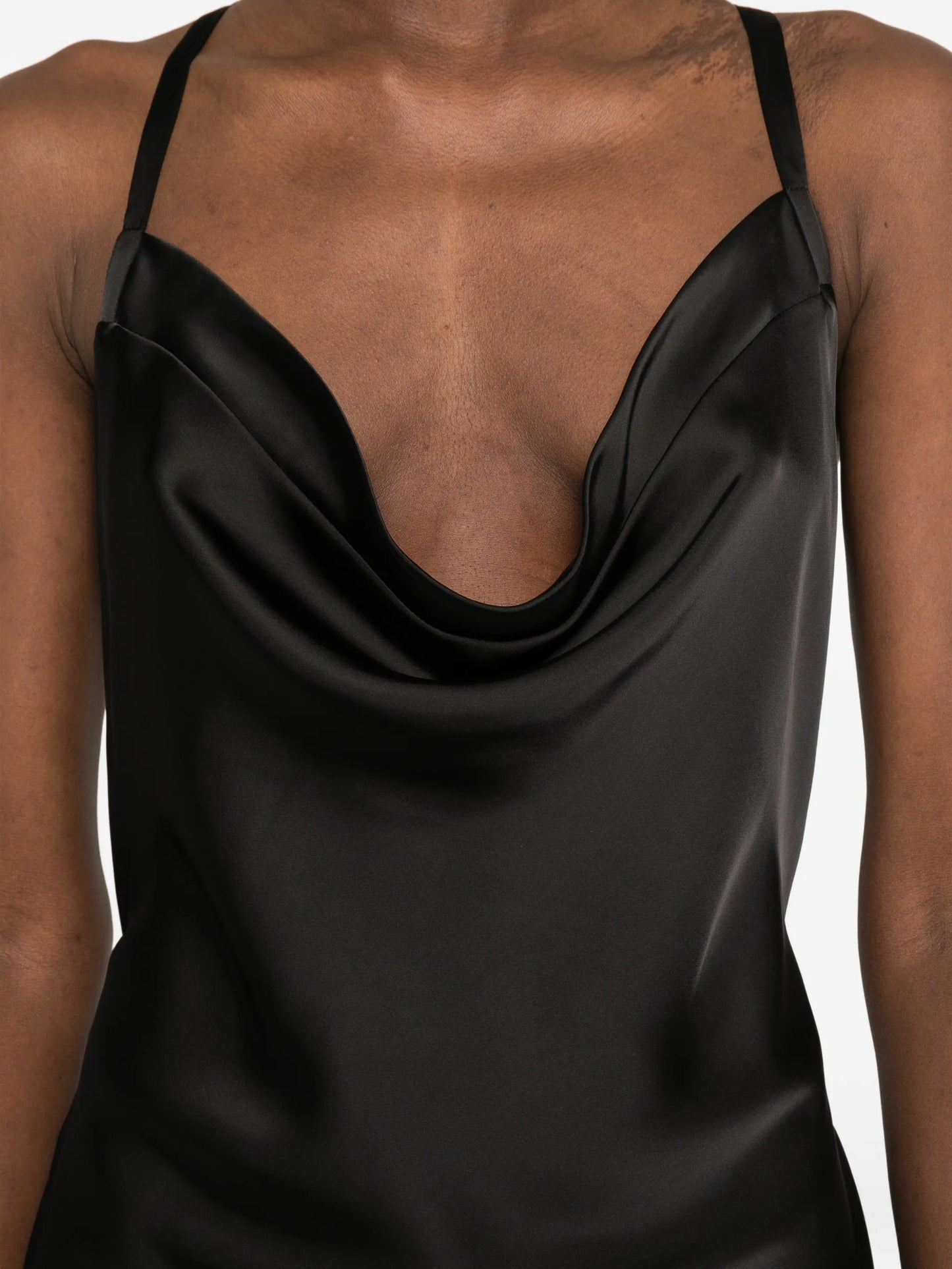 cross-back bias-cut maxi dress