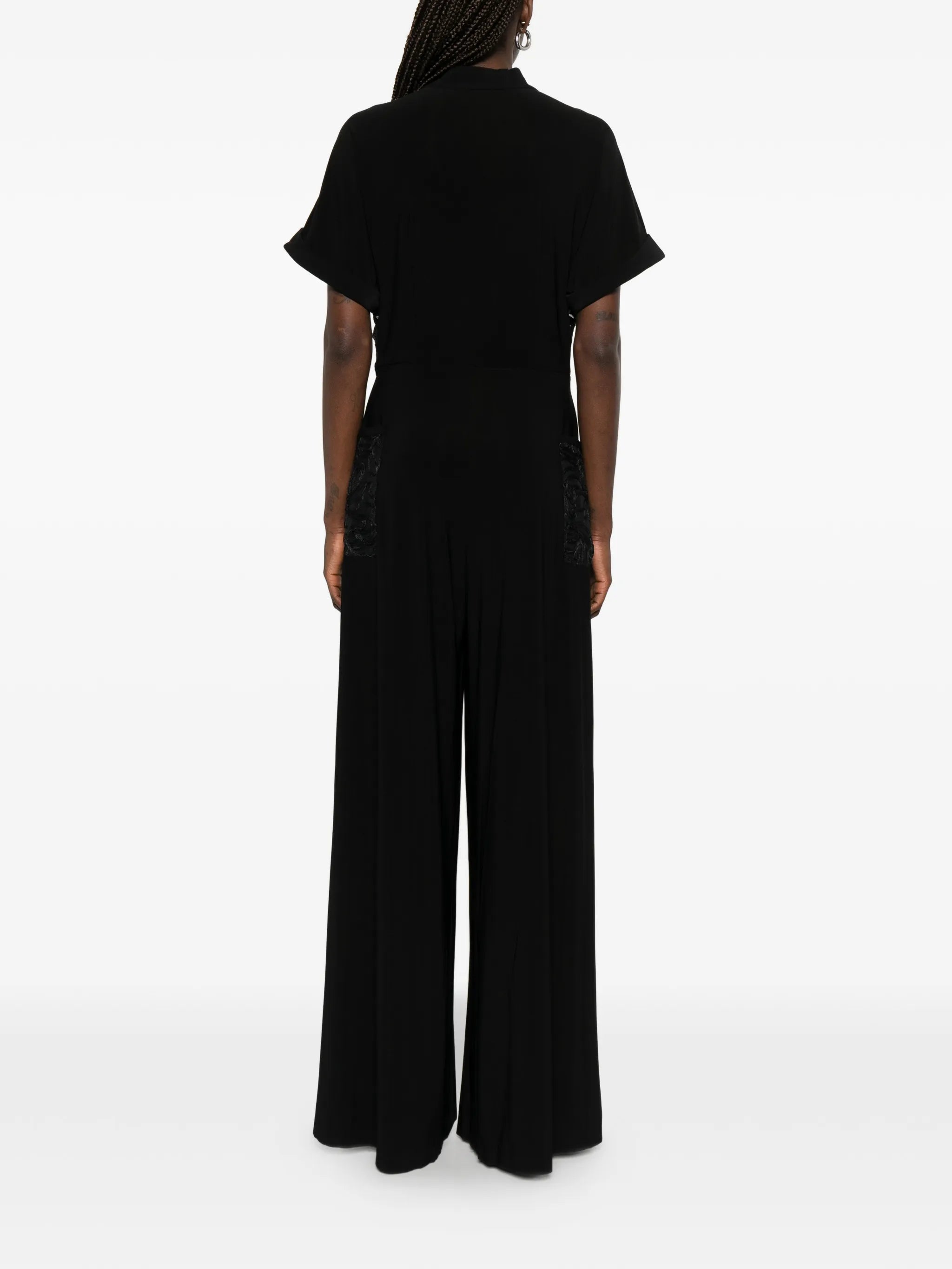 Geralyn short-sleeves jumpsuit