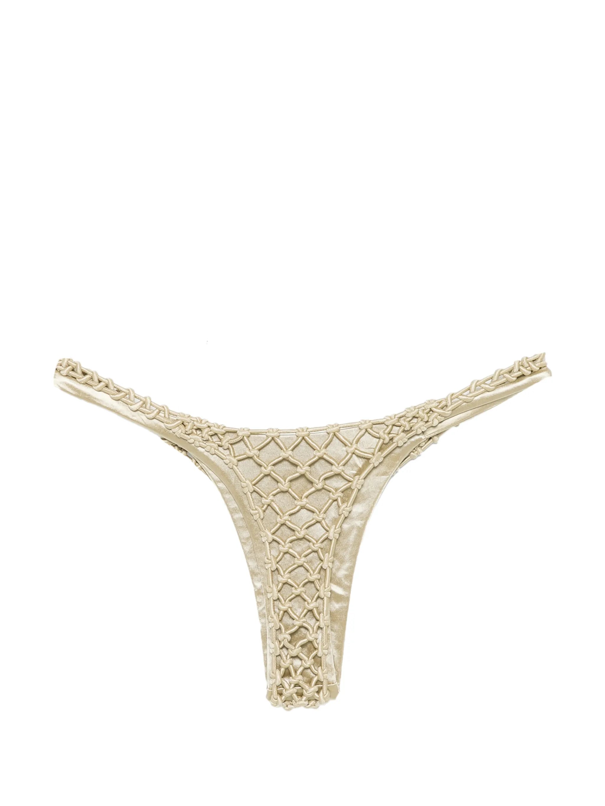 Corara macrame bikini bottom