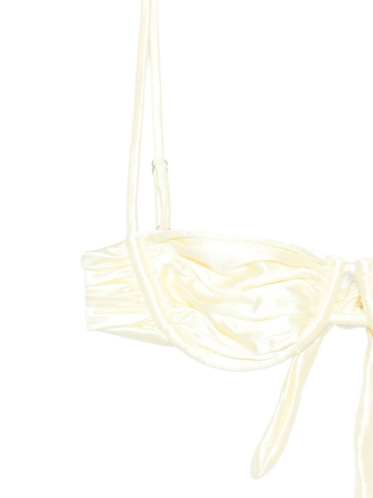 Static weave bikini top