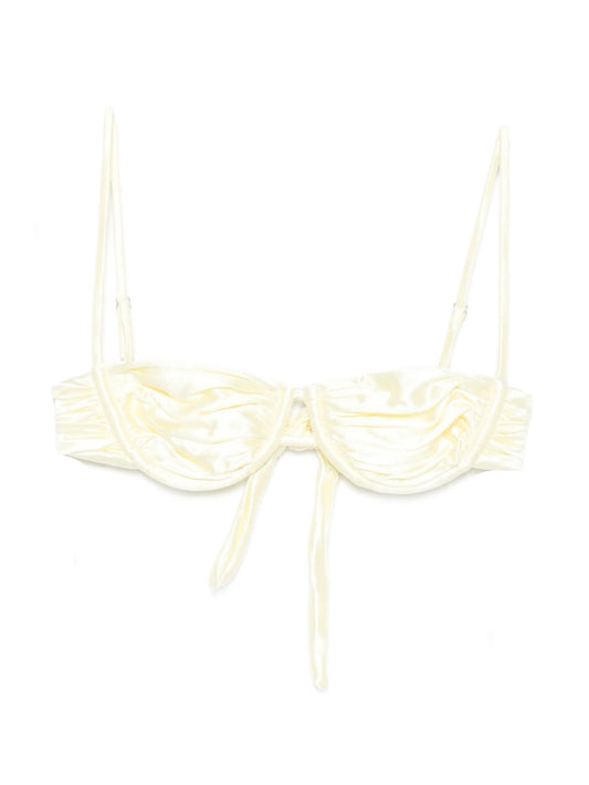 Static weave bikini top