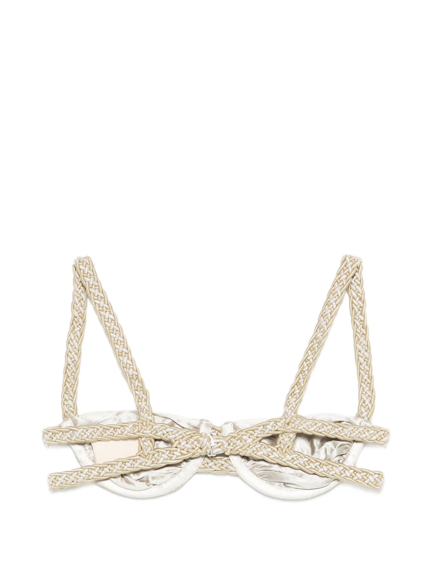 weave strap bikini top
