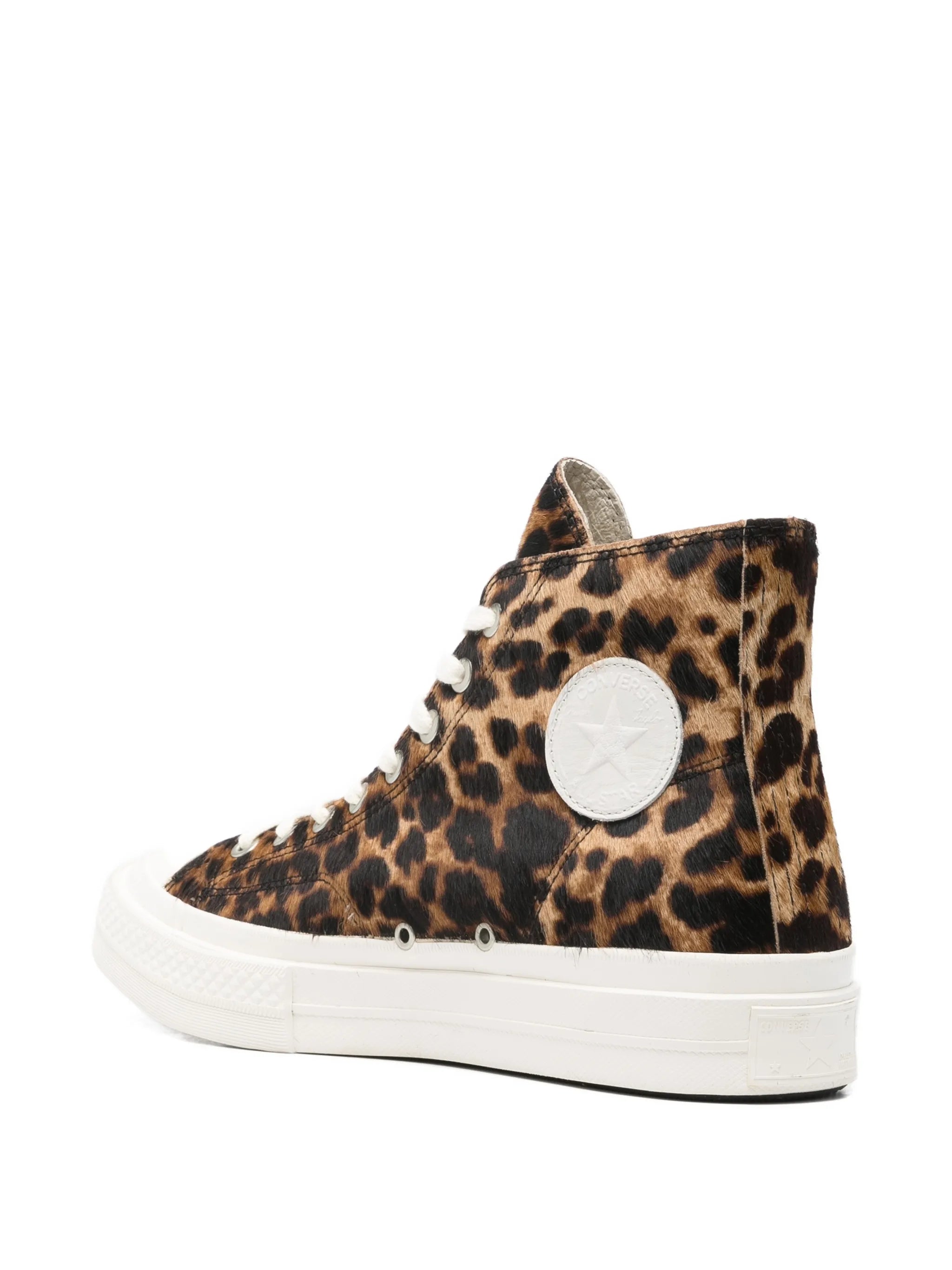 First String Chuck Taylor All Star leopard-print sneakers