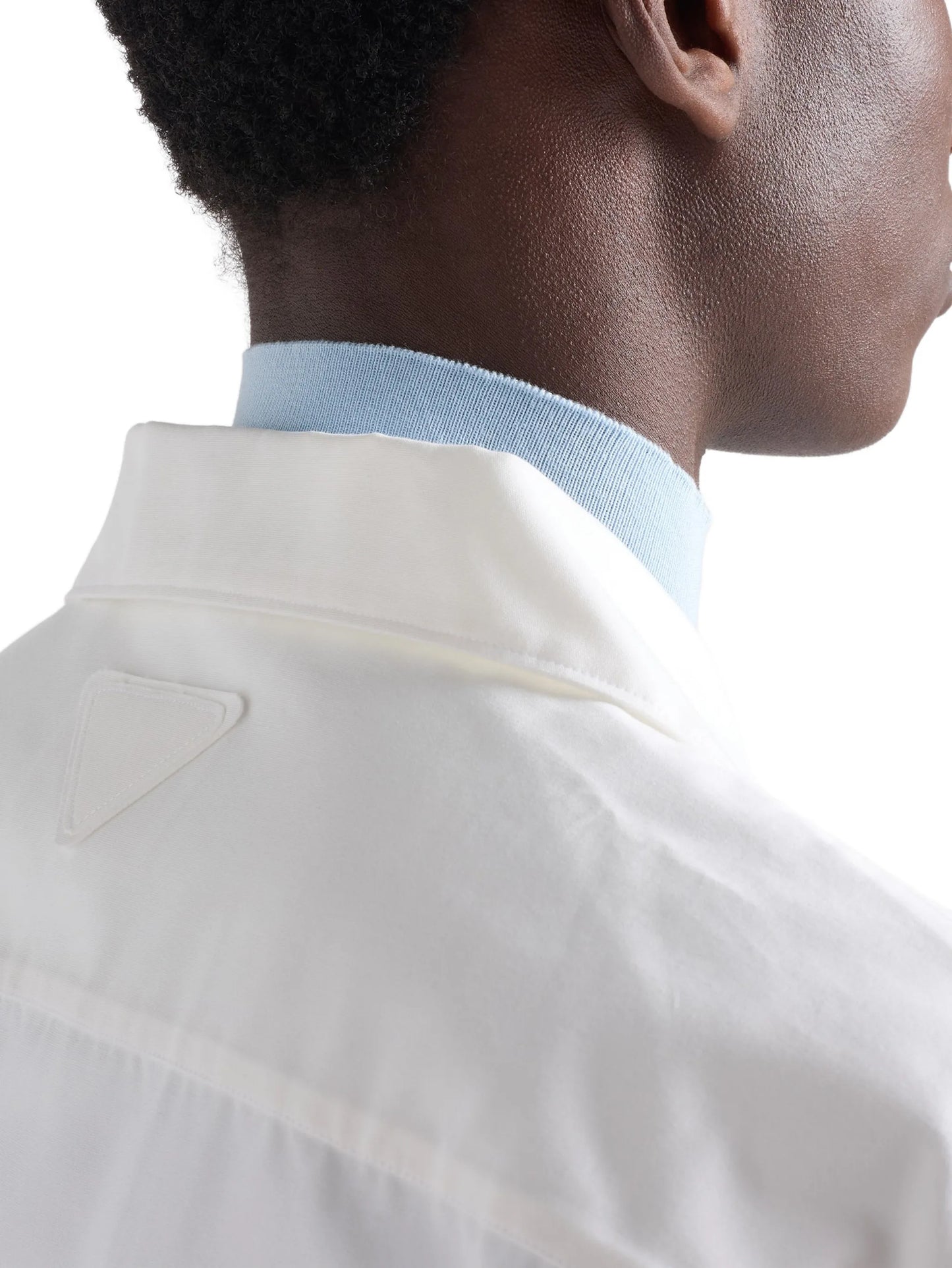 wave-print oversized shirt