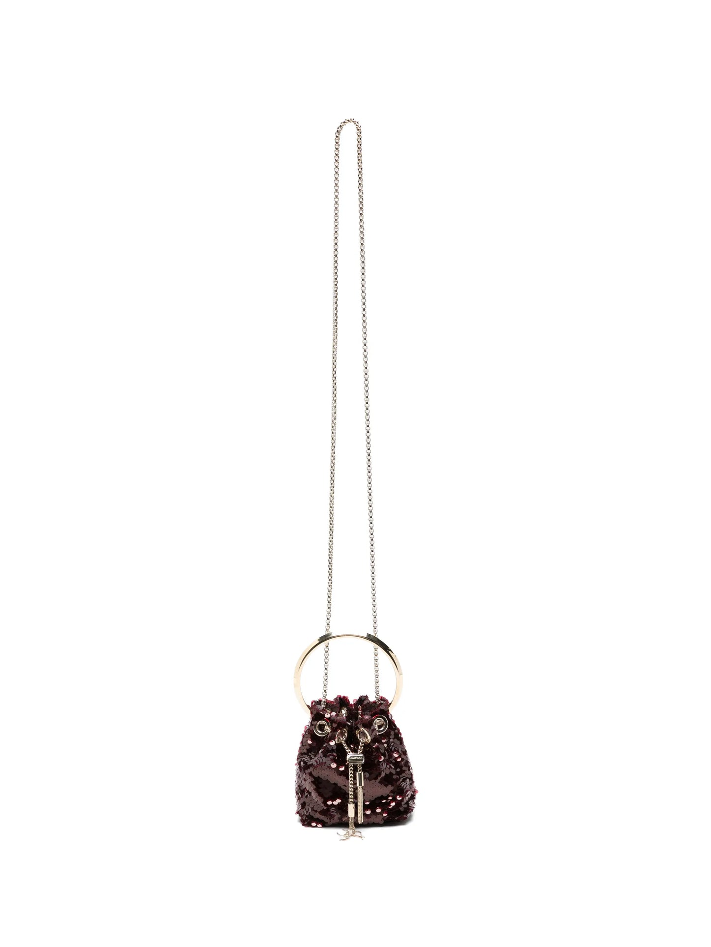 mini Bon Bon sequin-embellished bucket bag