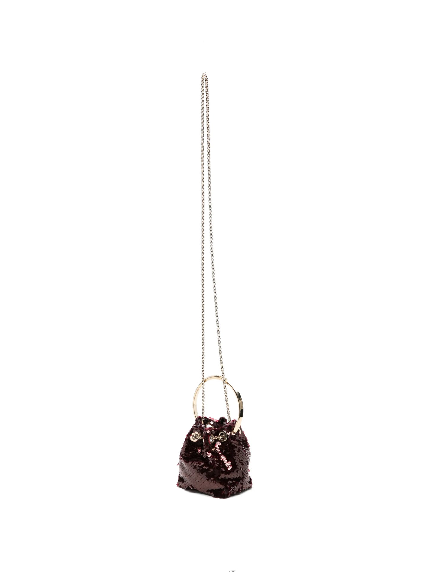 mini Bon Bon sequin-embellished bucket bag