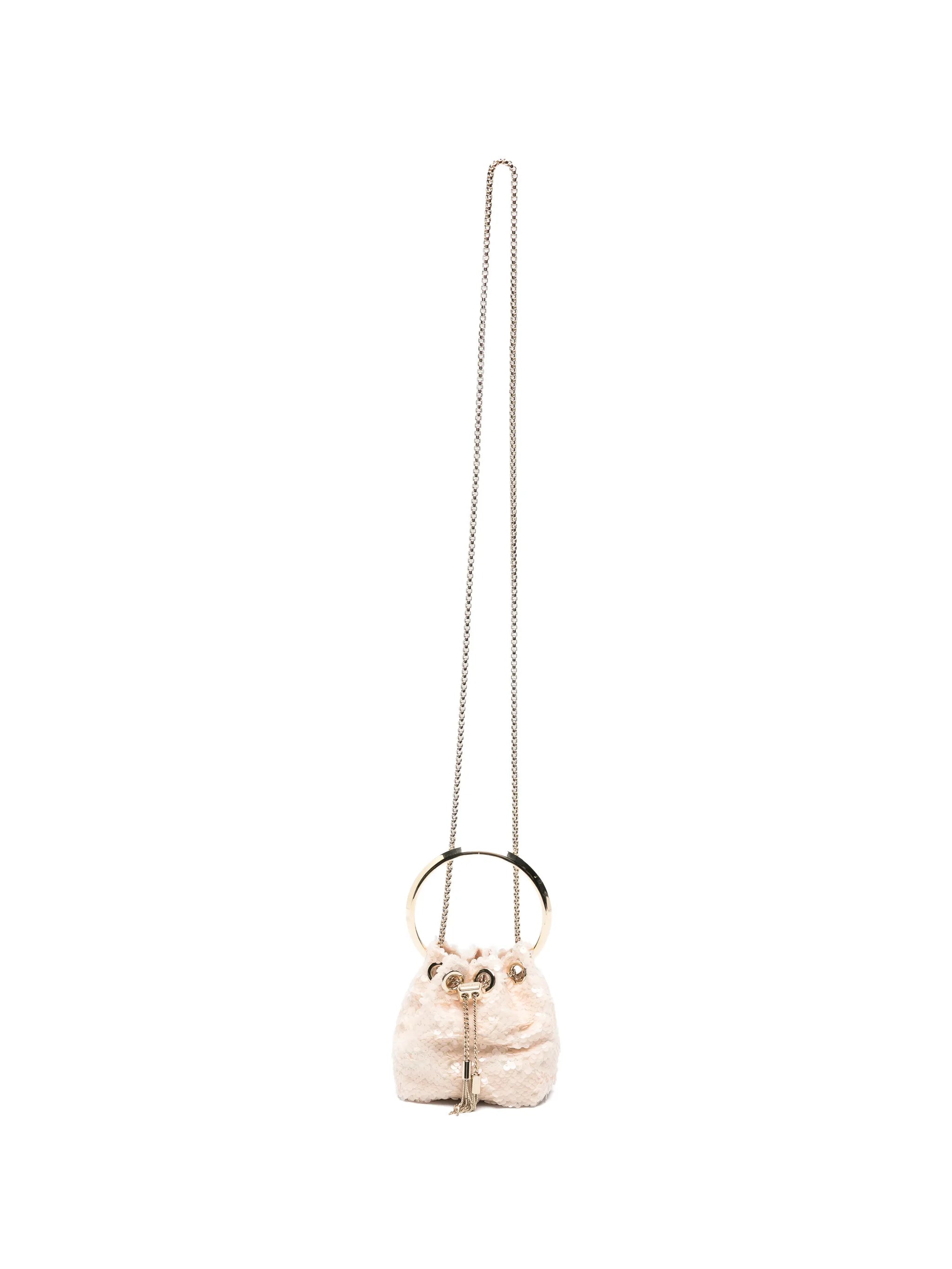 mini Bon Bon sequin-embellished bucket bag