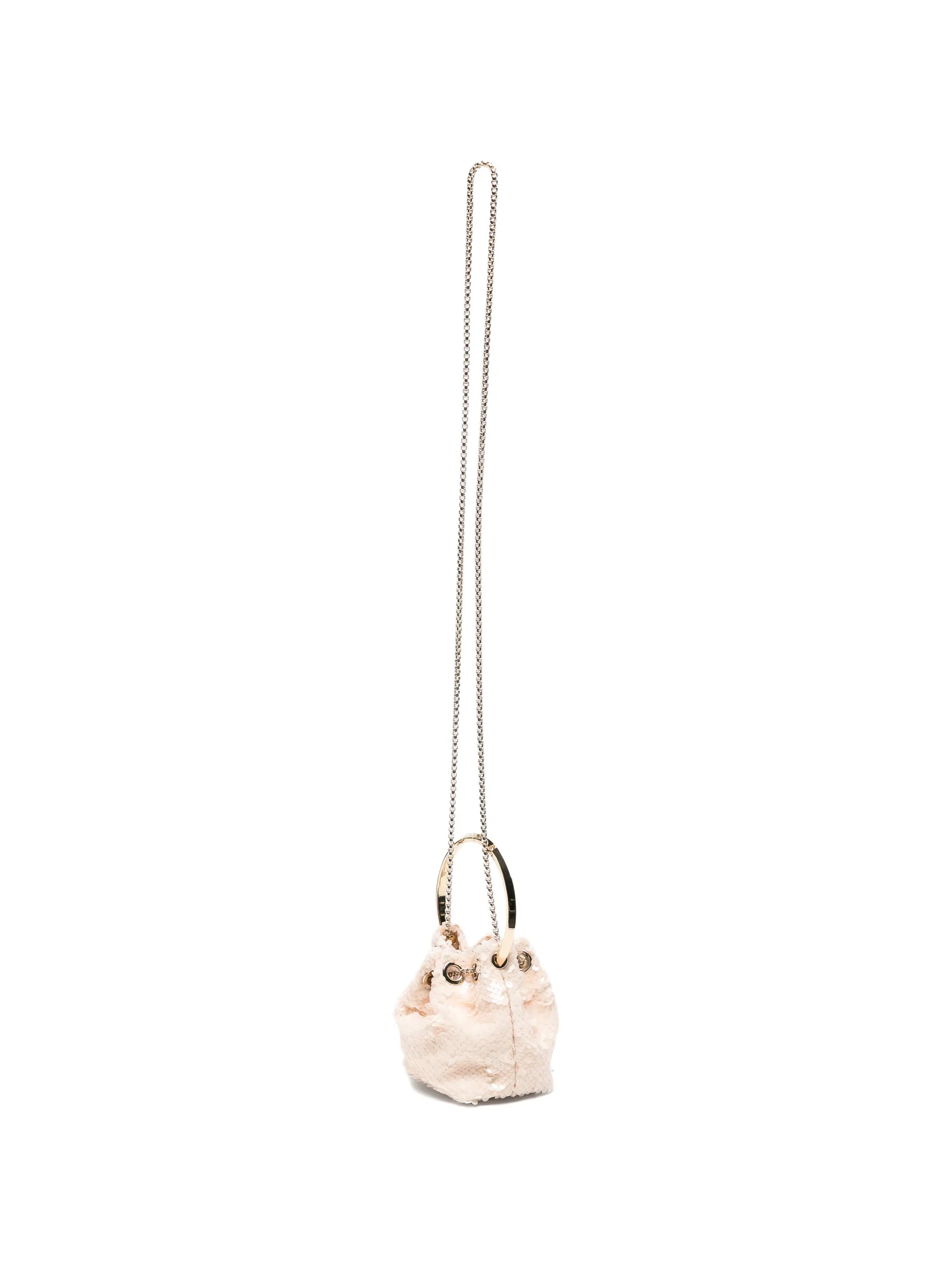 mini Bon Bon sequin-embellished bucket bag