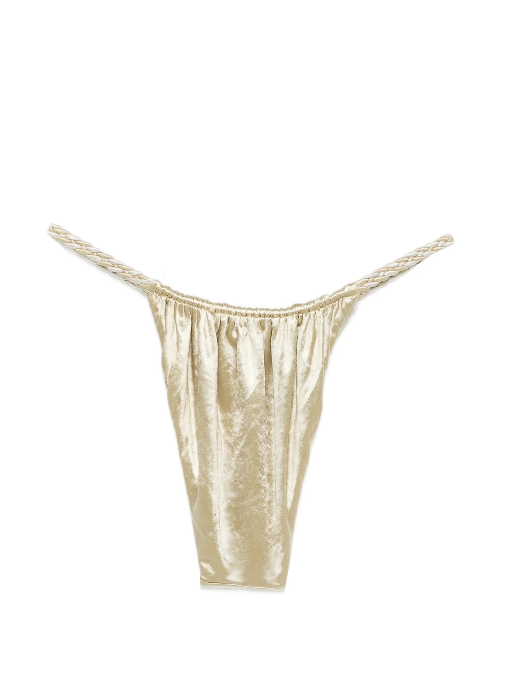 Twist strap bikini bottom