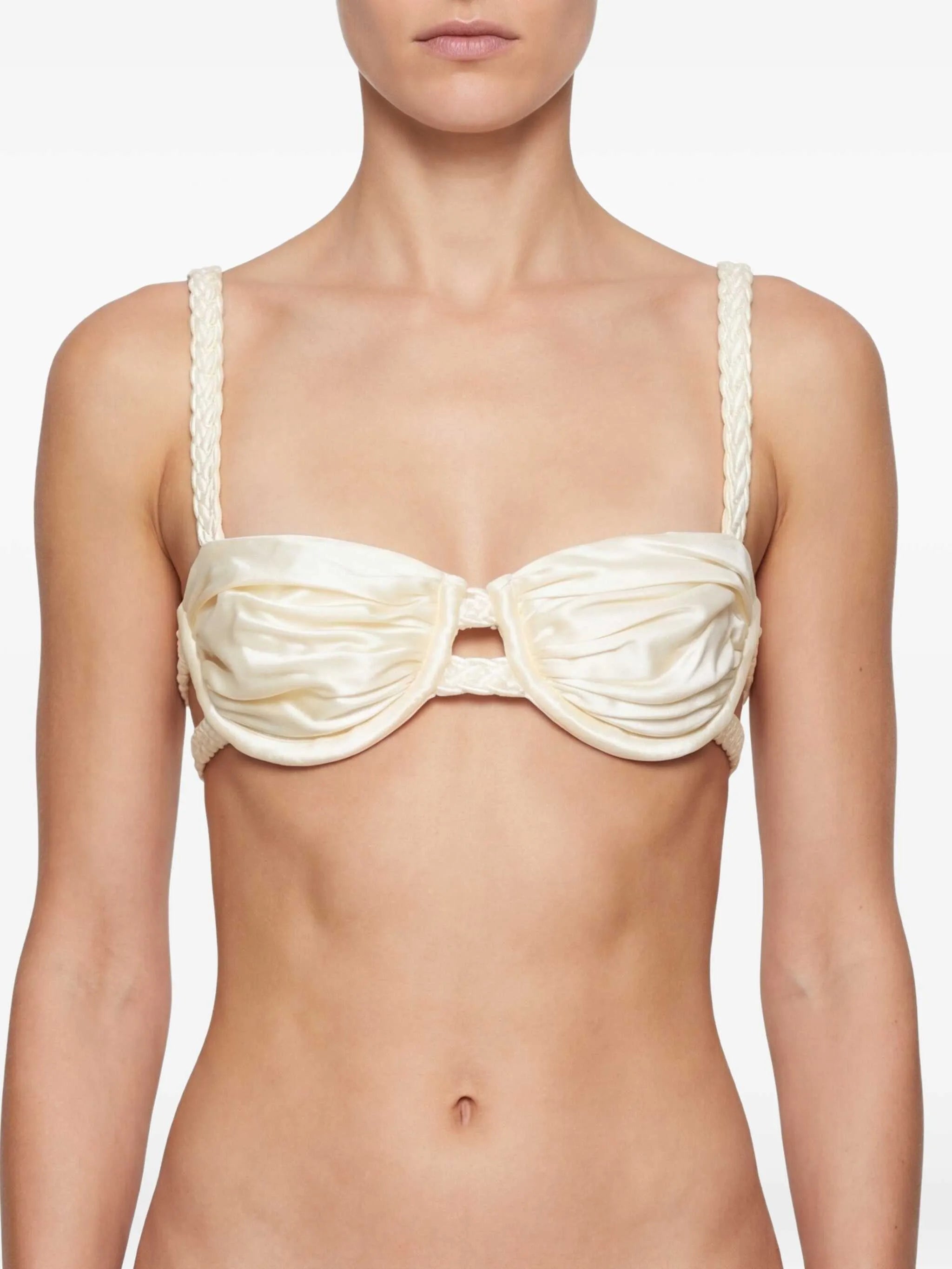 weave strap bikini top