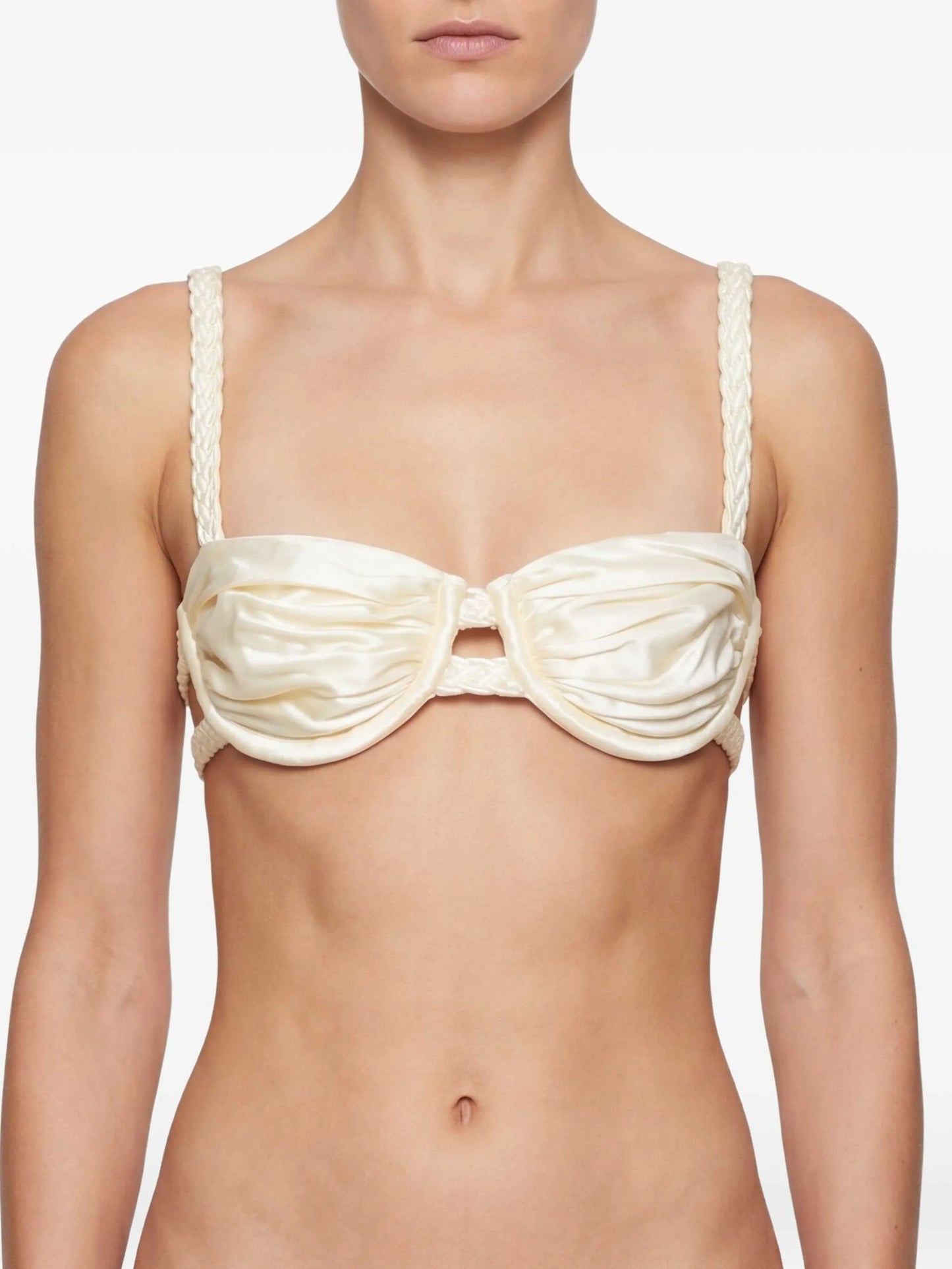 weave strap bikini top