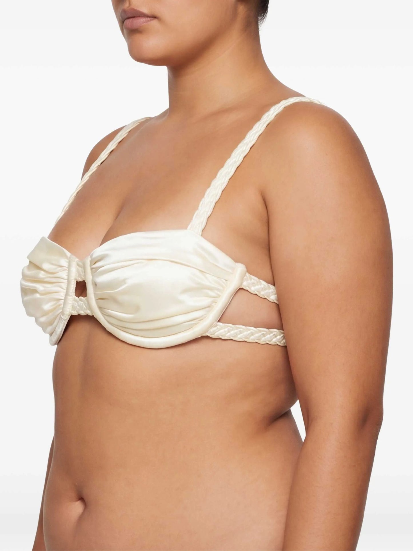 weave strap bikini top