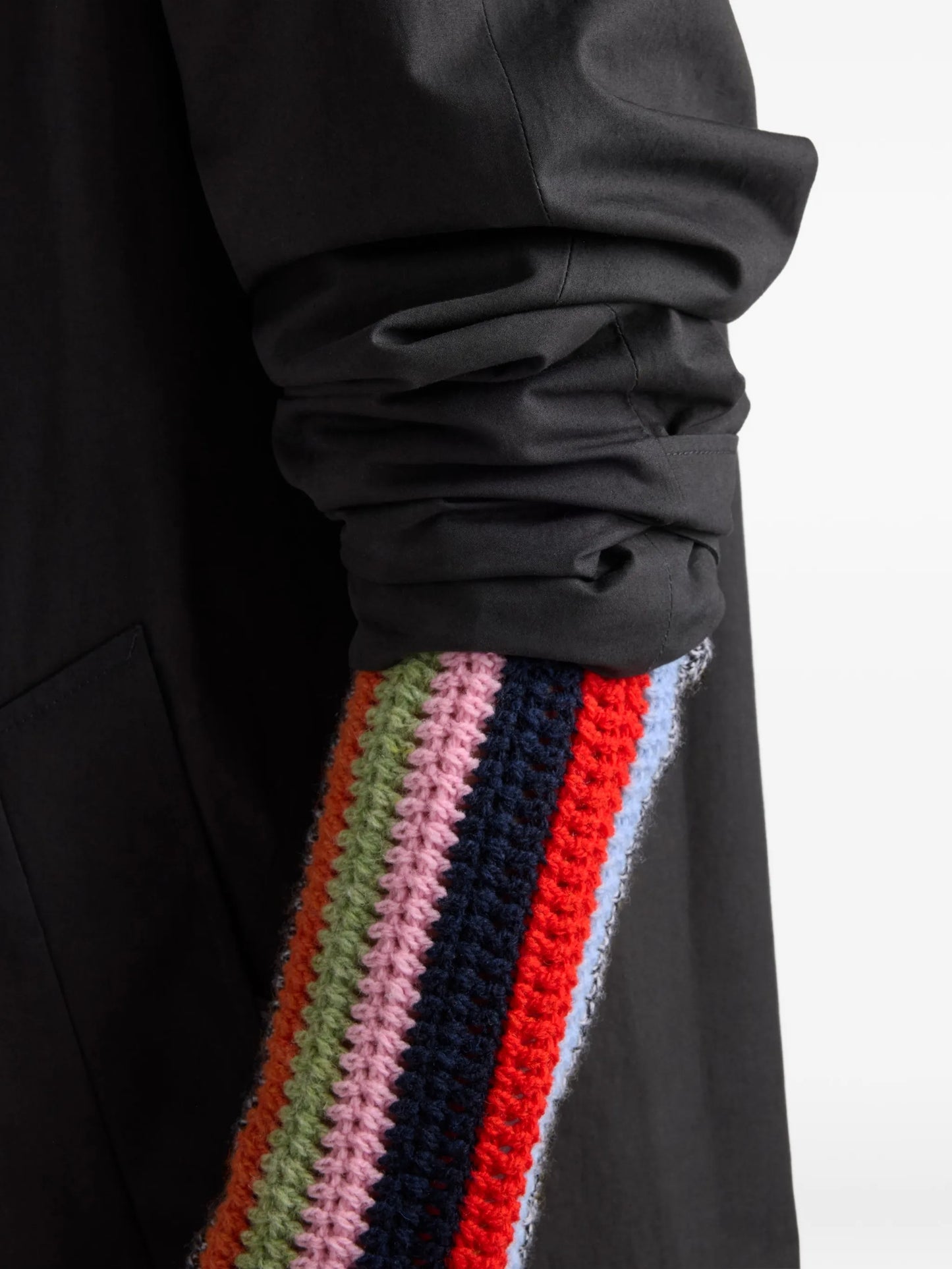 fringed boat-neck sweater