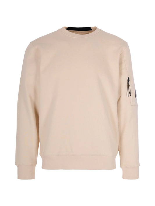 logo-patch crew-neck sweatshirt