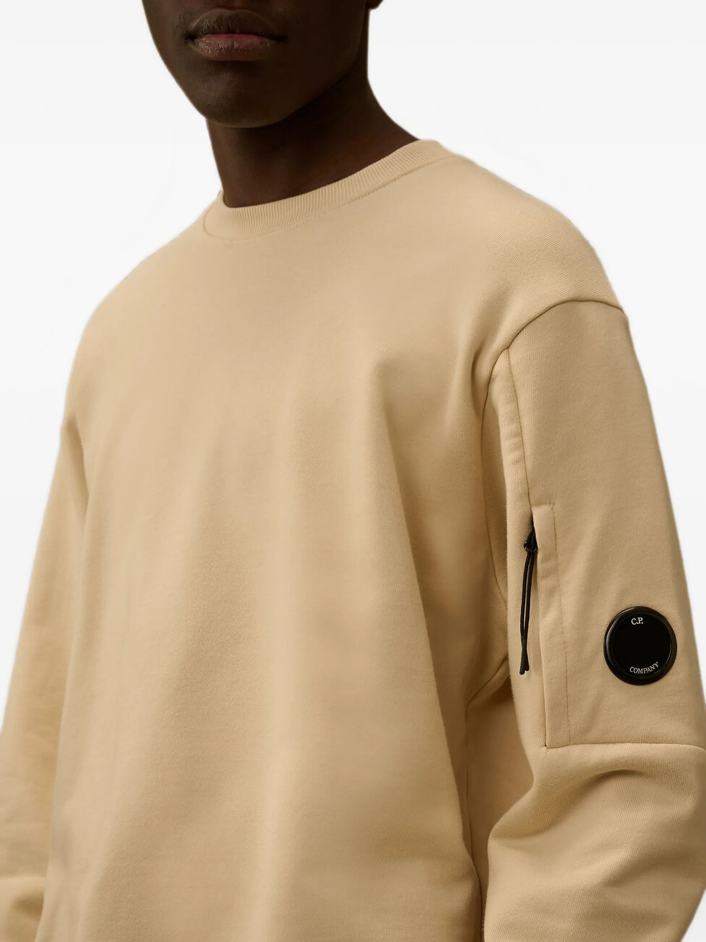 logo-patch crew-neck sweatshirt