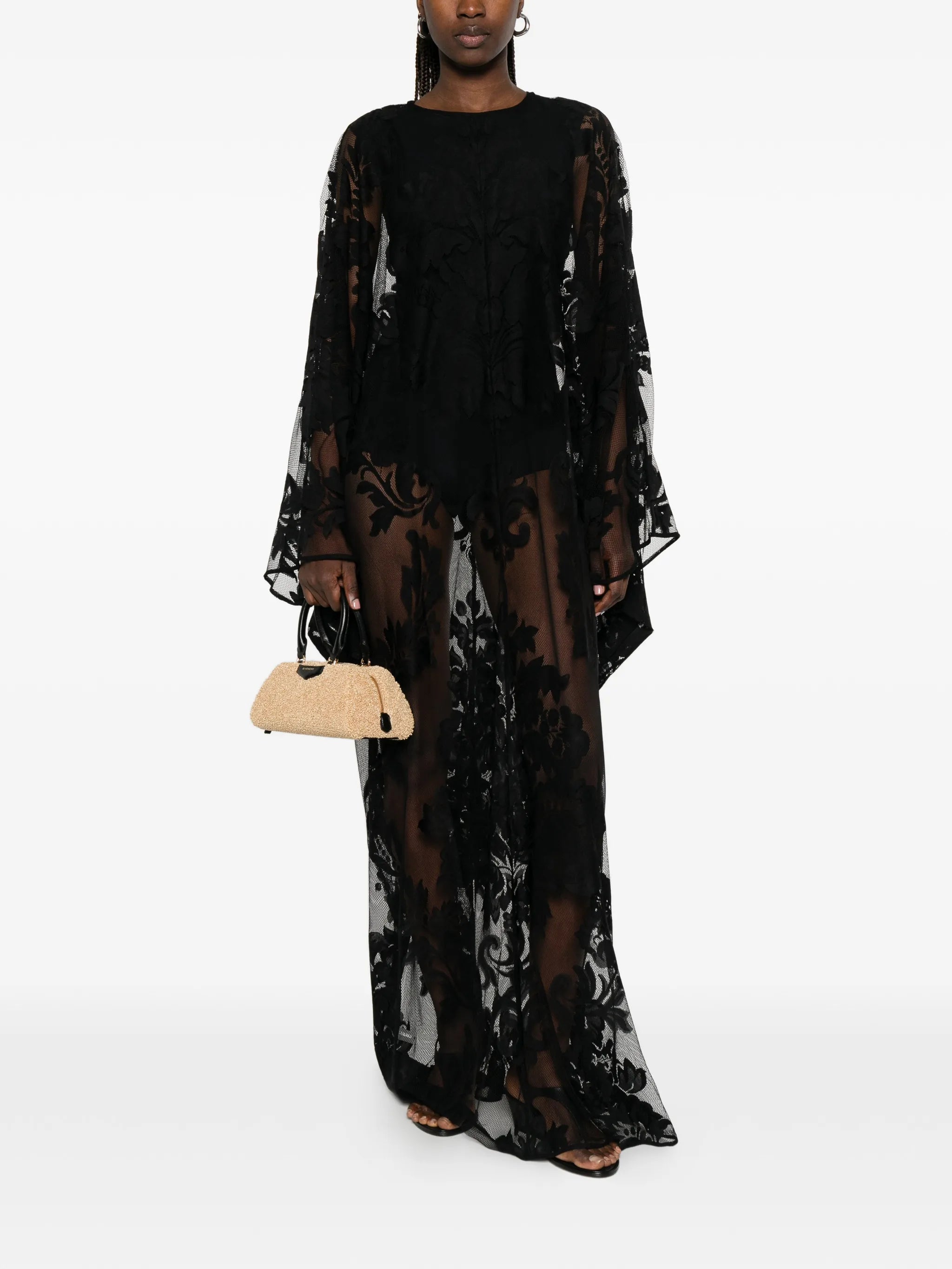 lace maxi dress