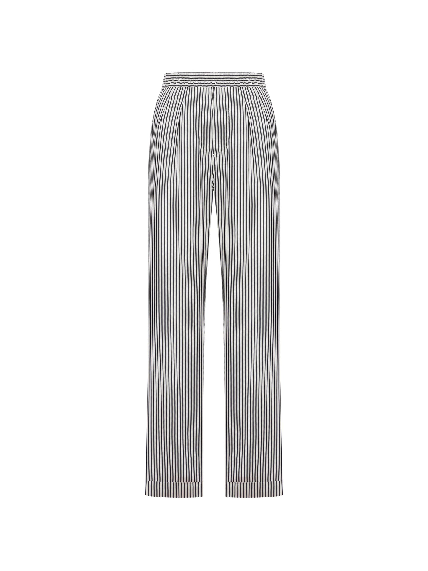 striped silk pyjama trousers