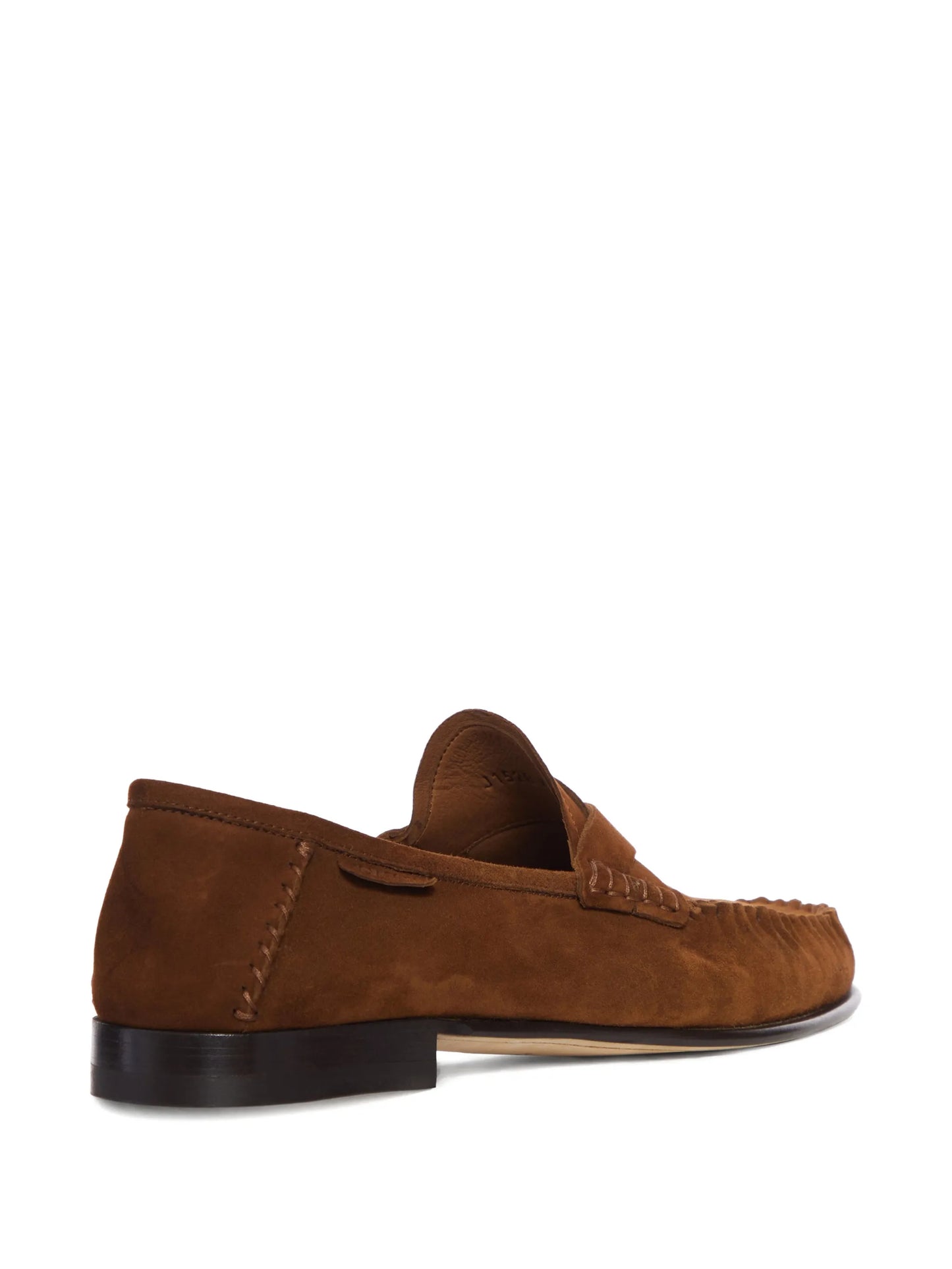 penny-detail leather loafers