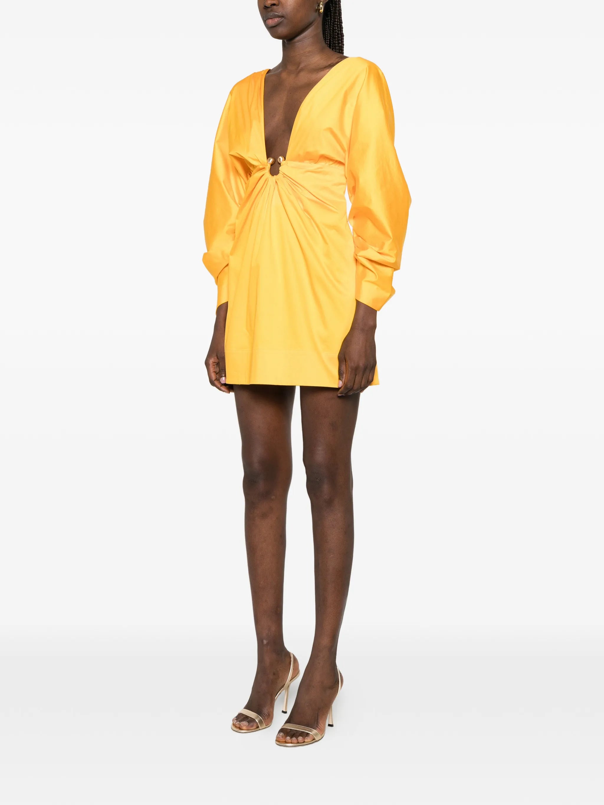 Questra balloon-sleeve mini dress