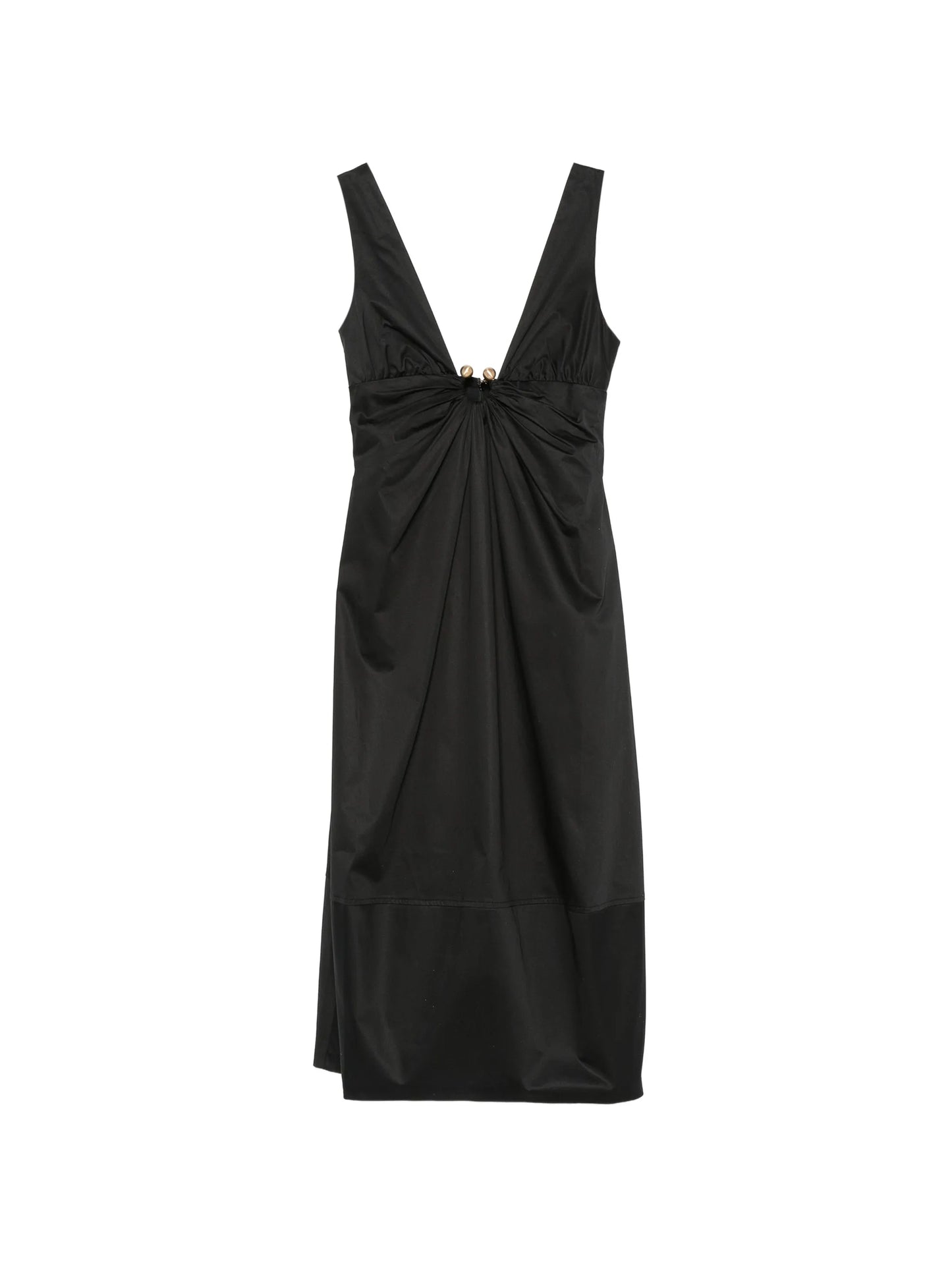 Ebisu ring-detail midi dress