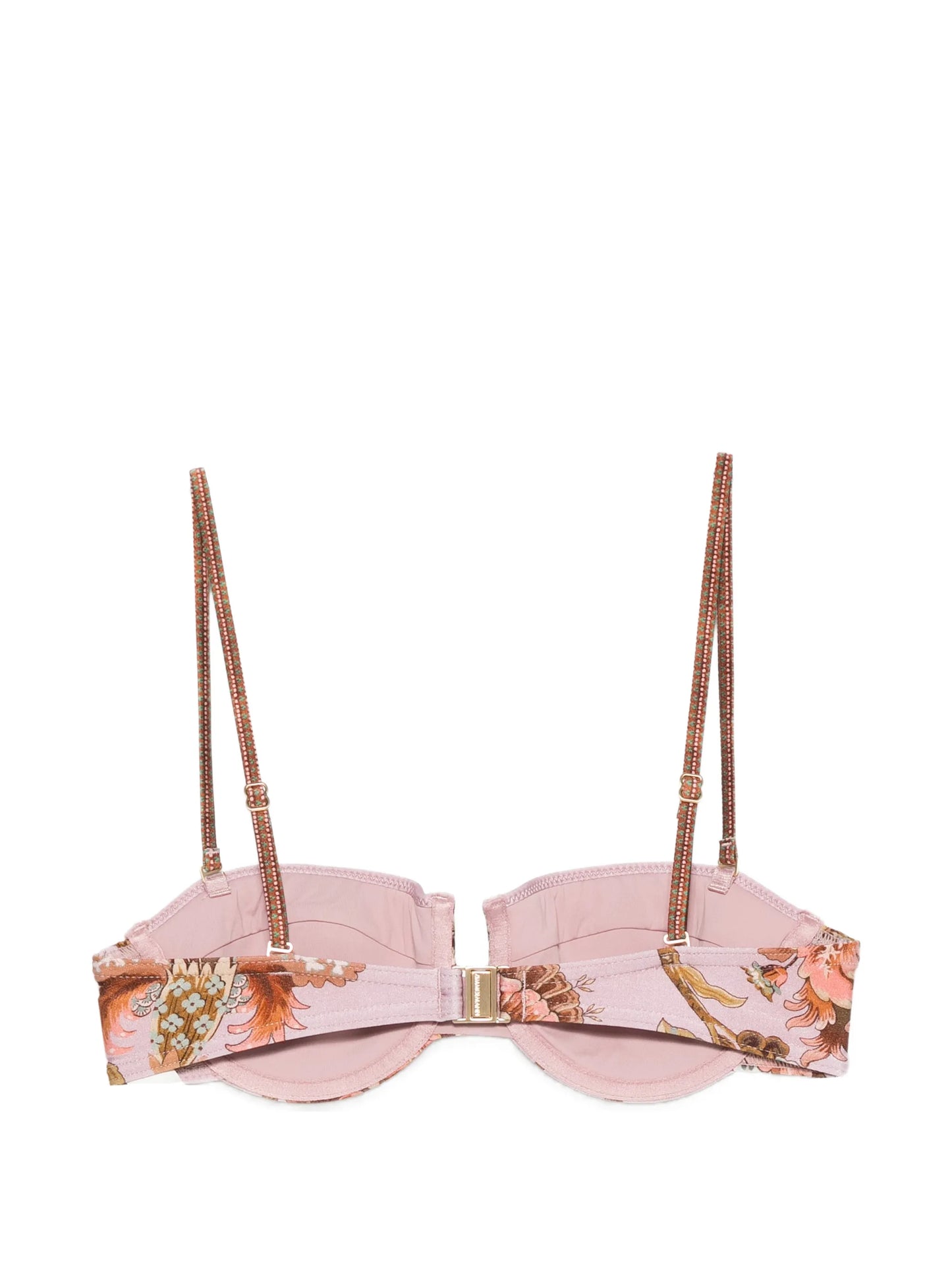 Aster floral-print balconette bikini top