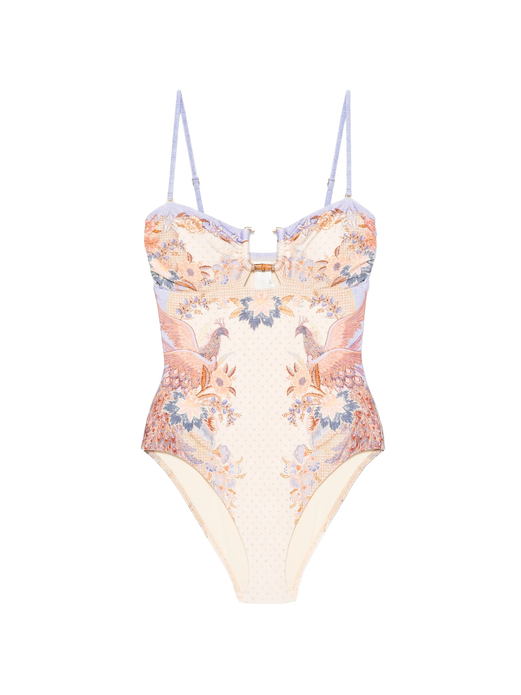 Indra bamboo-trim swimsuit