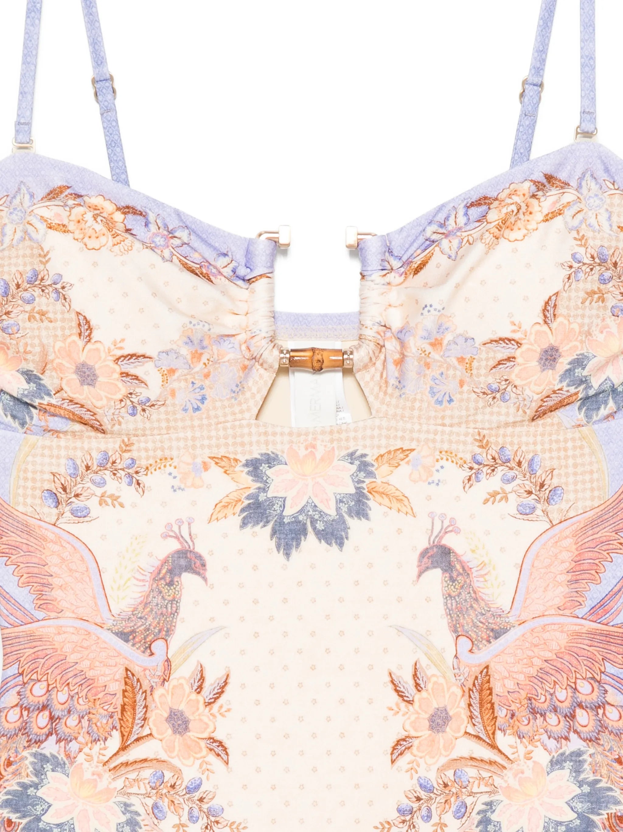Indra bamboo-trim swimsuit