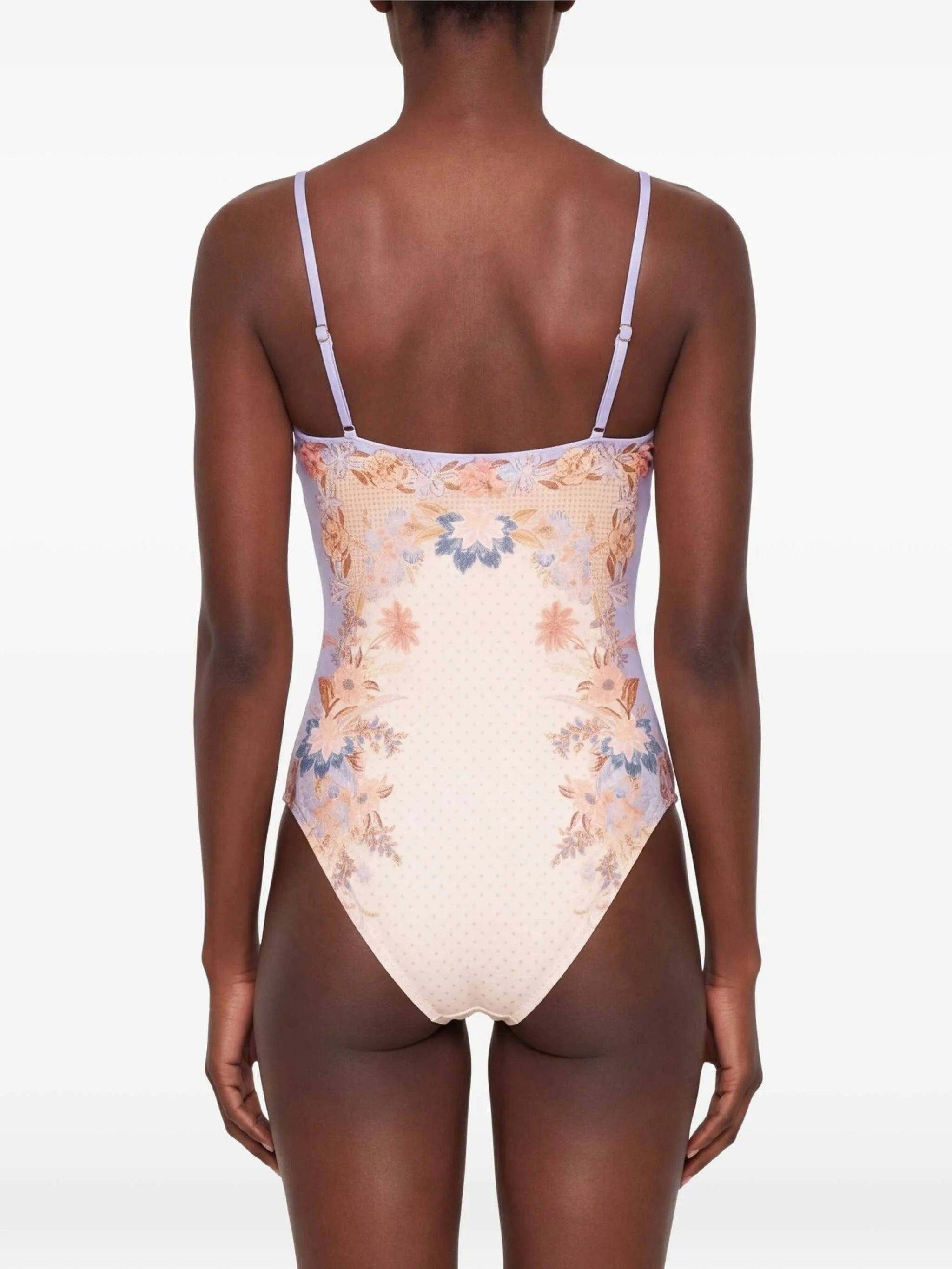 Indra bamboo trim 1PC swimsuit