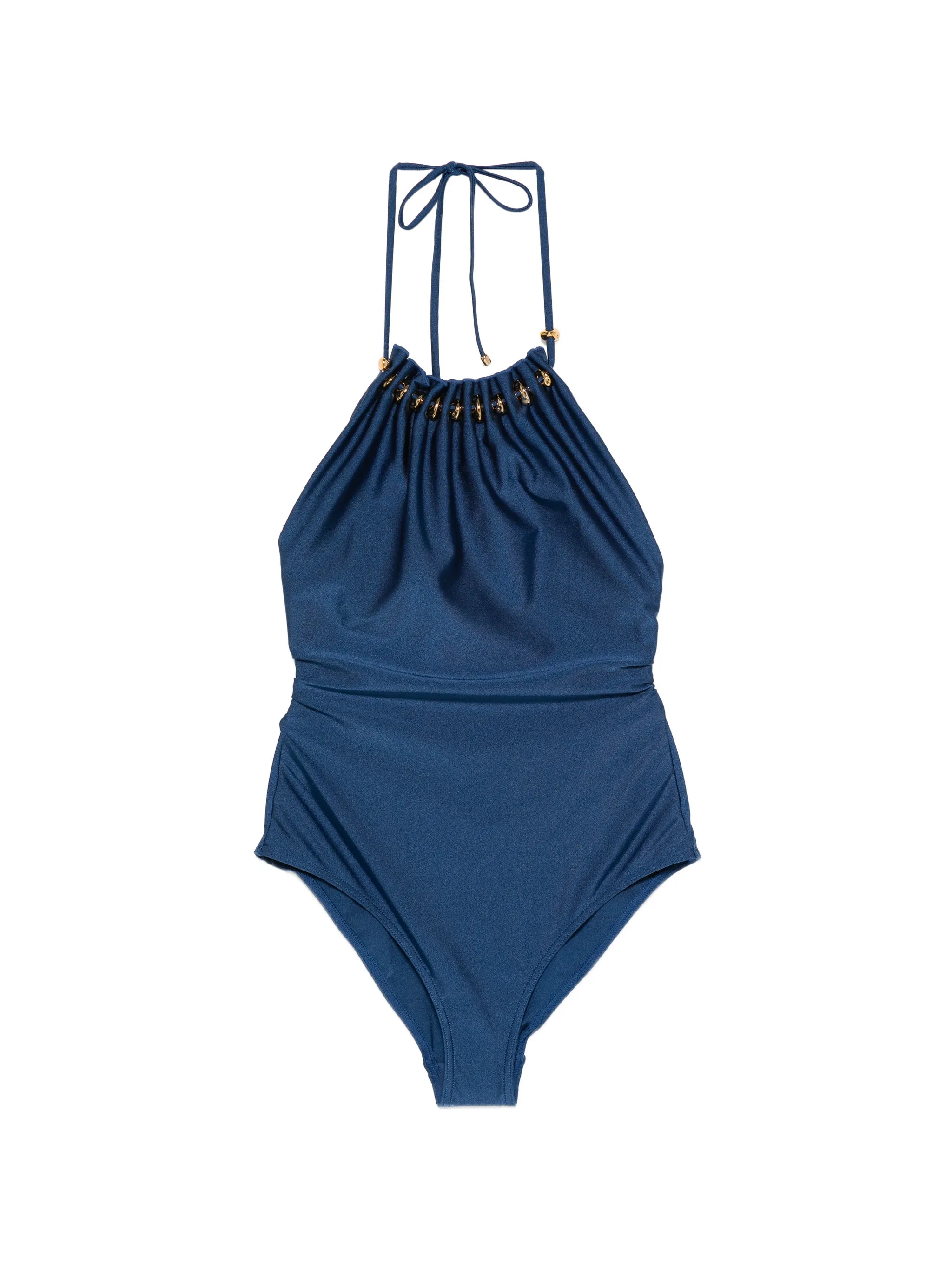 Aster gathered bead 1PC swimsuit