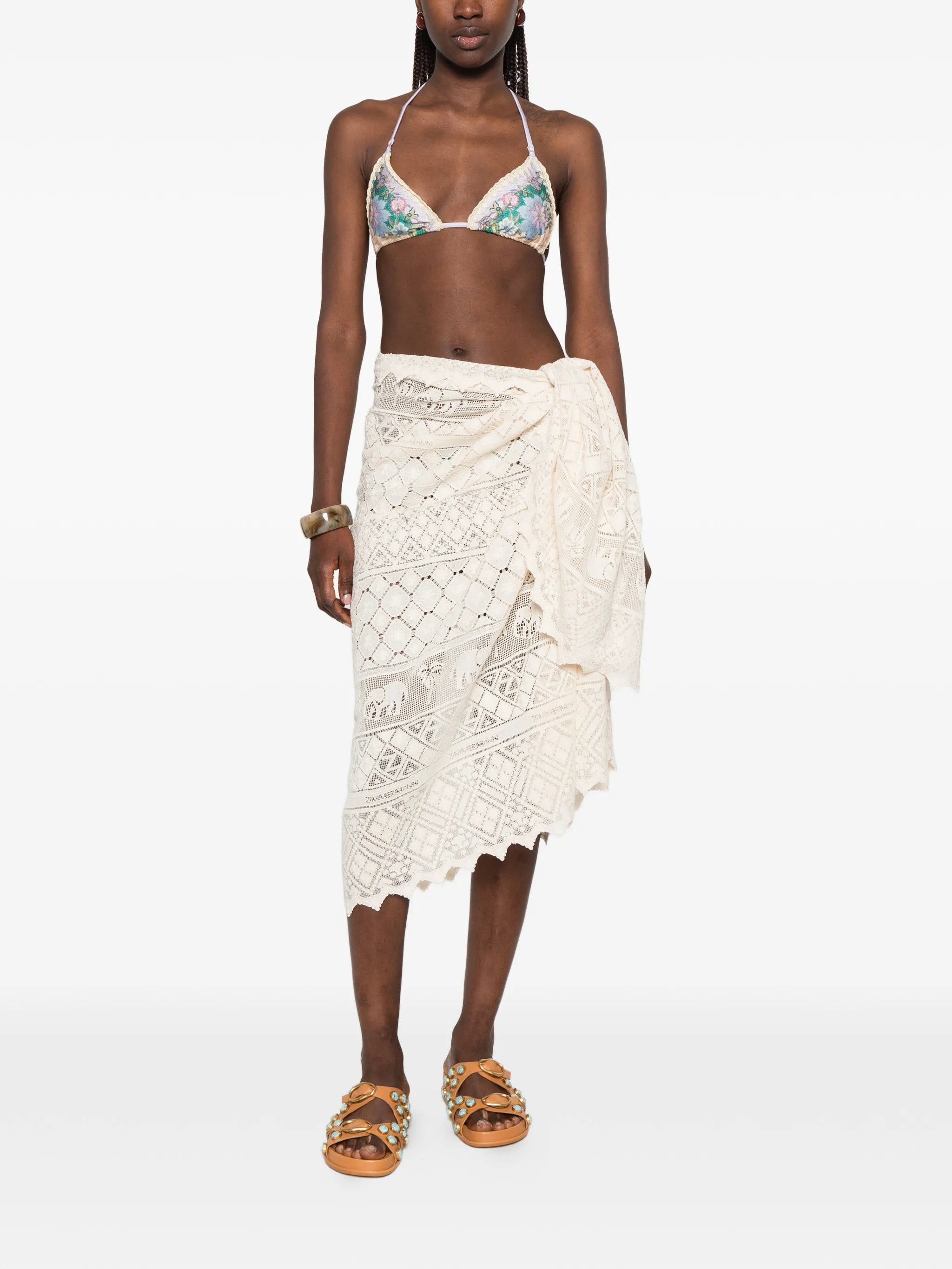 crochet-knit sarong
