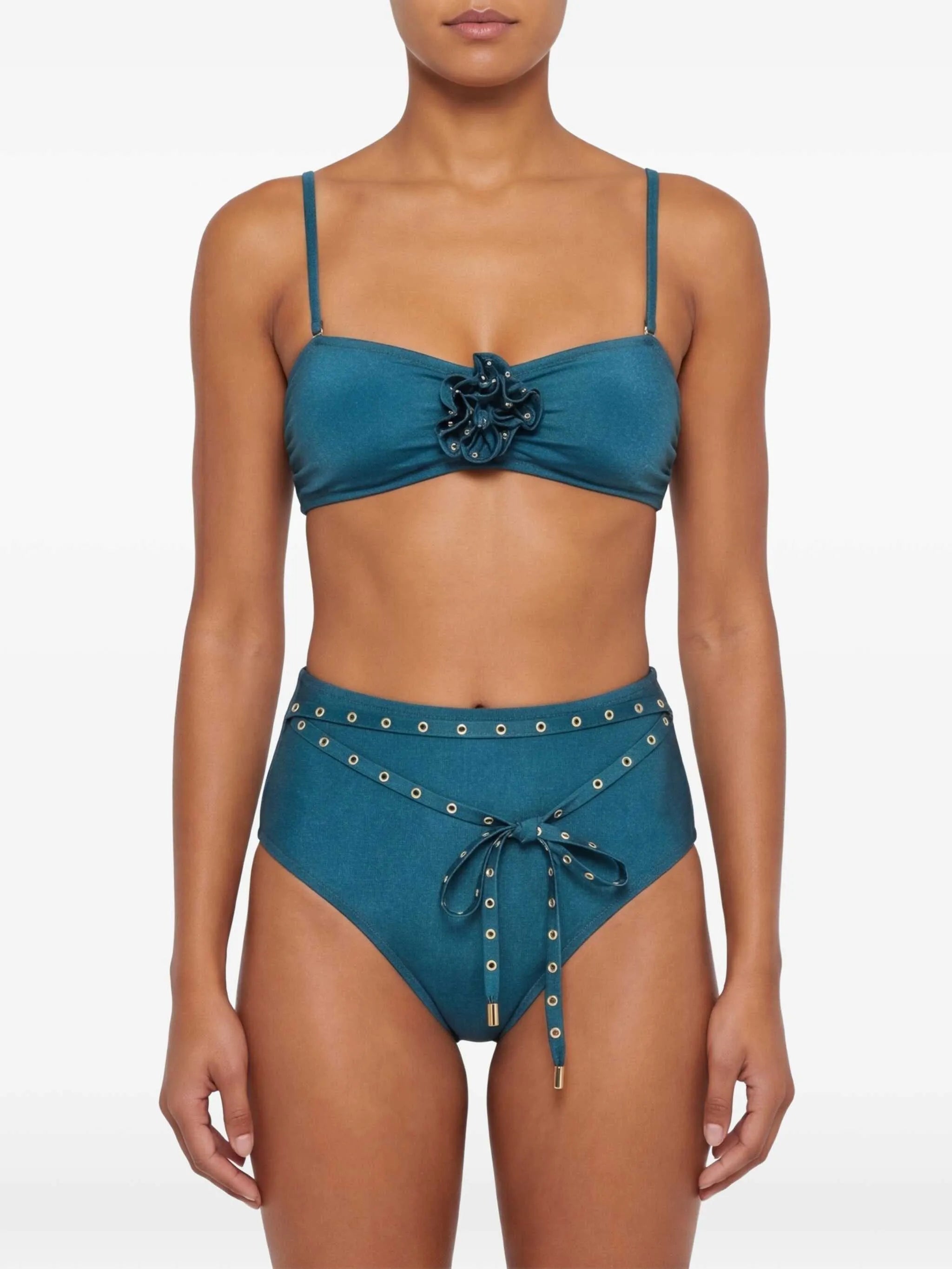 Indra Studded Flower bikinis