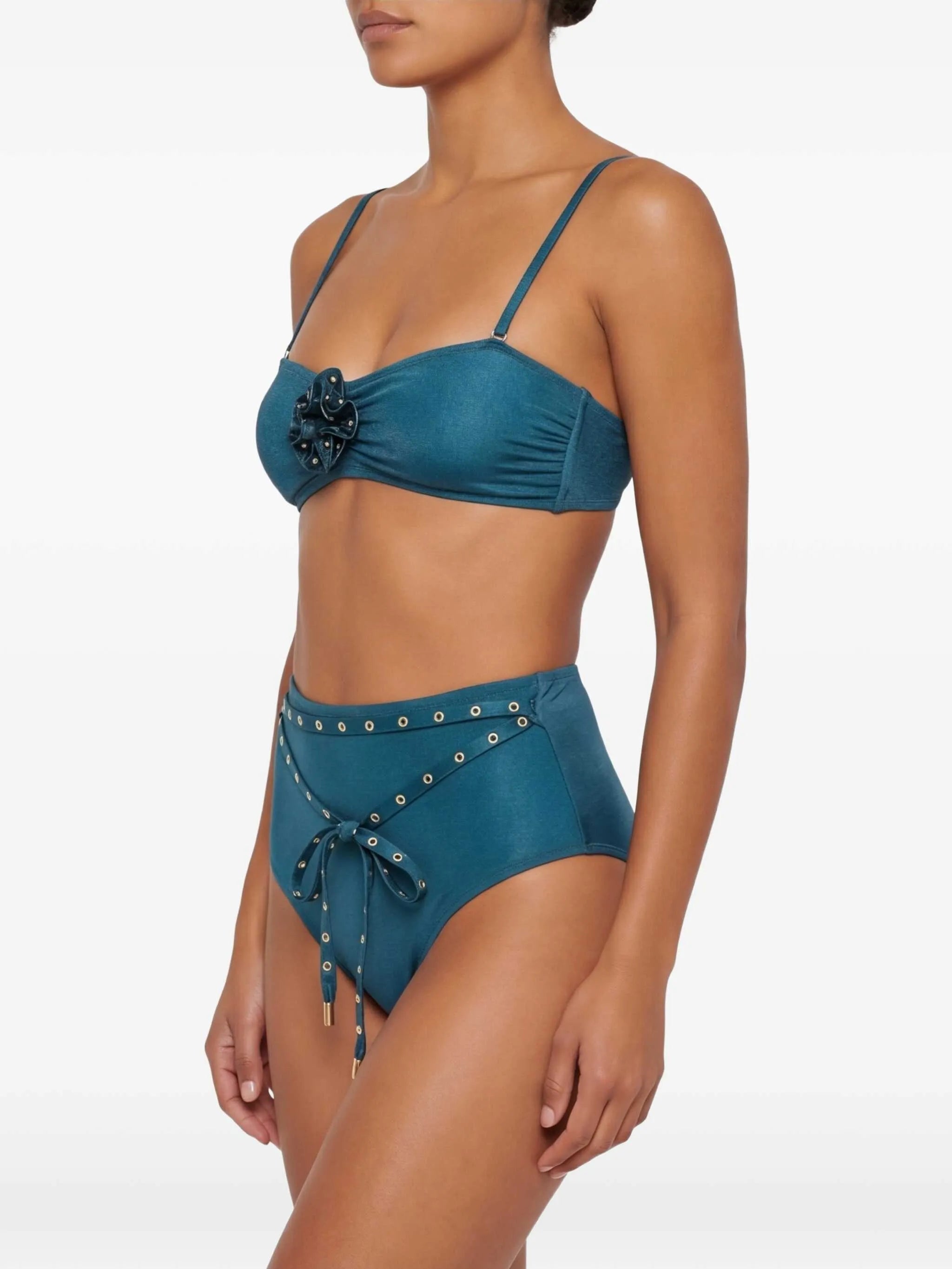 Indra Studded Flower bikinis